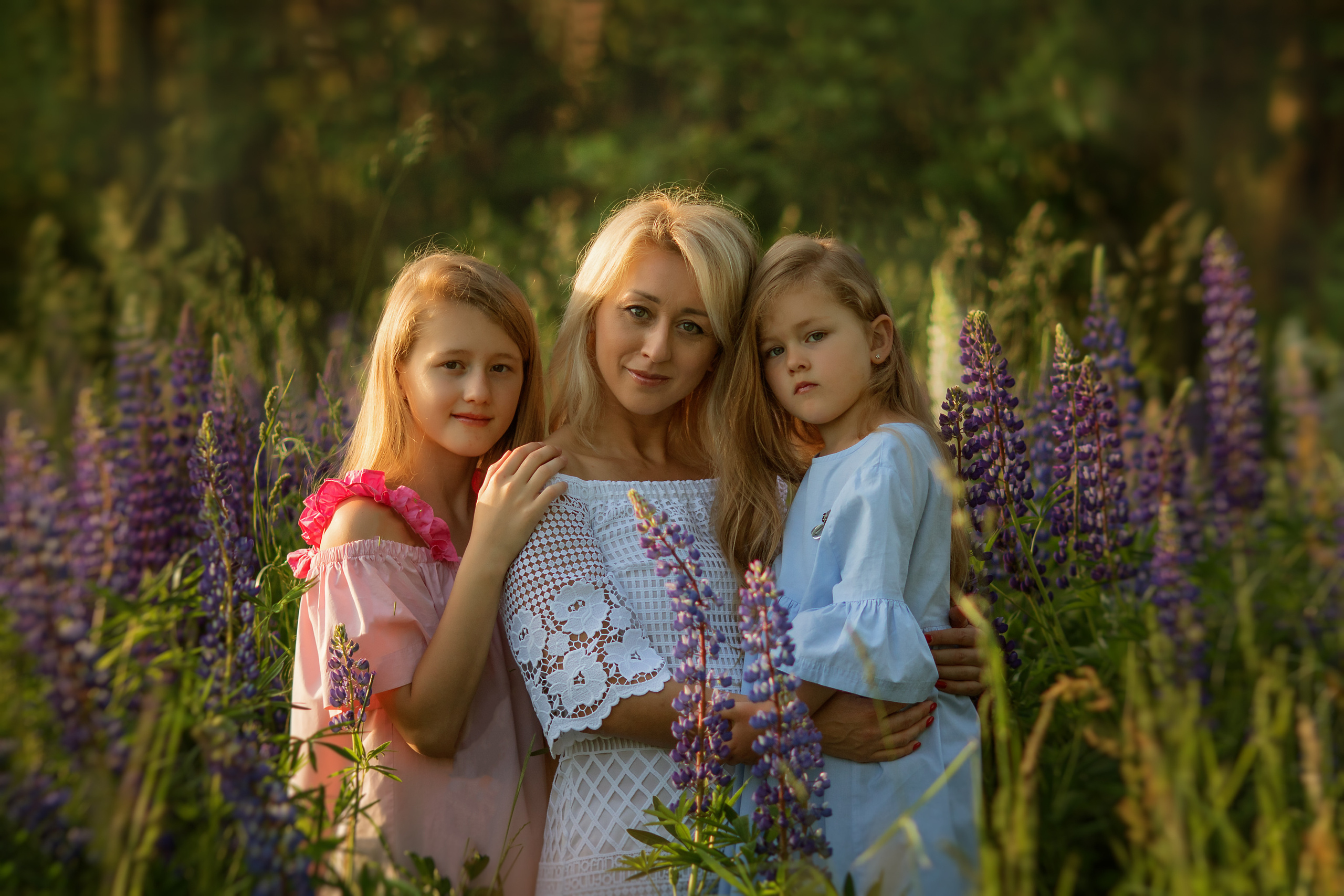 Фотосессии в Люпинах. Семейный и детский фотограф в Ярославле Абрамов Артём