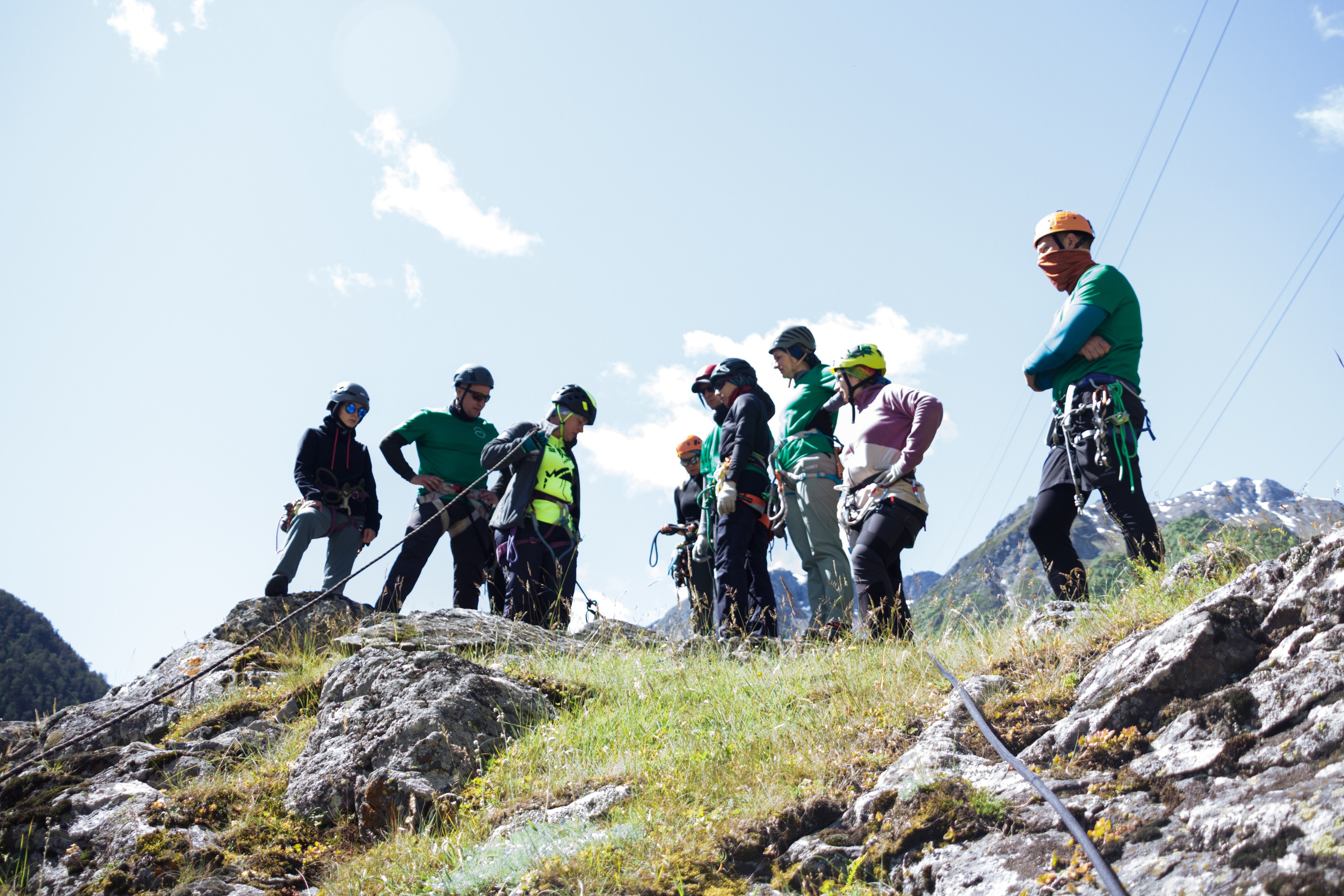 Тренировка на скалах в альплагере (Пример съемки). Фотограф Котий Даниил