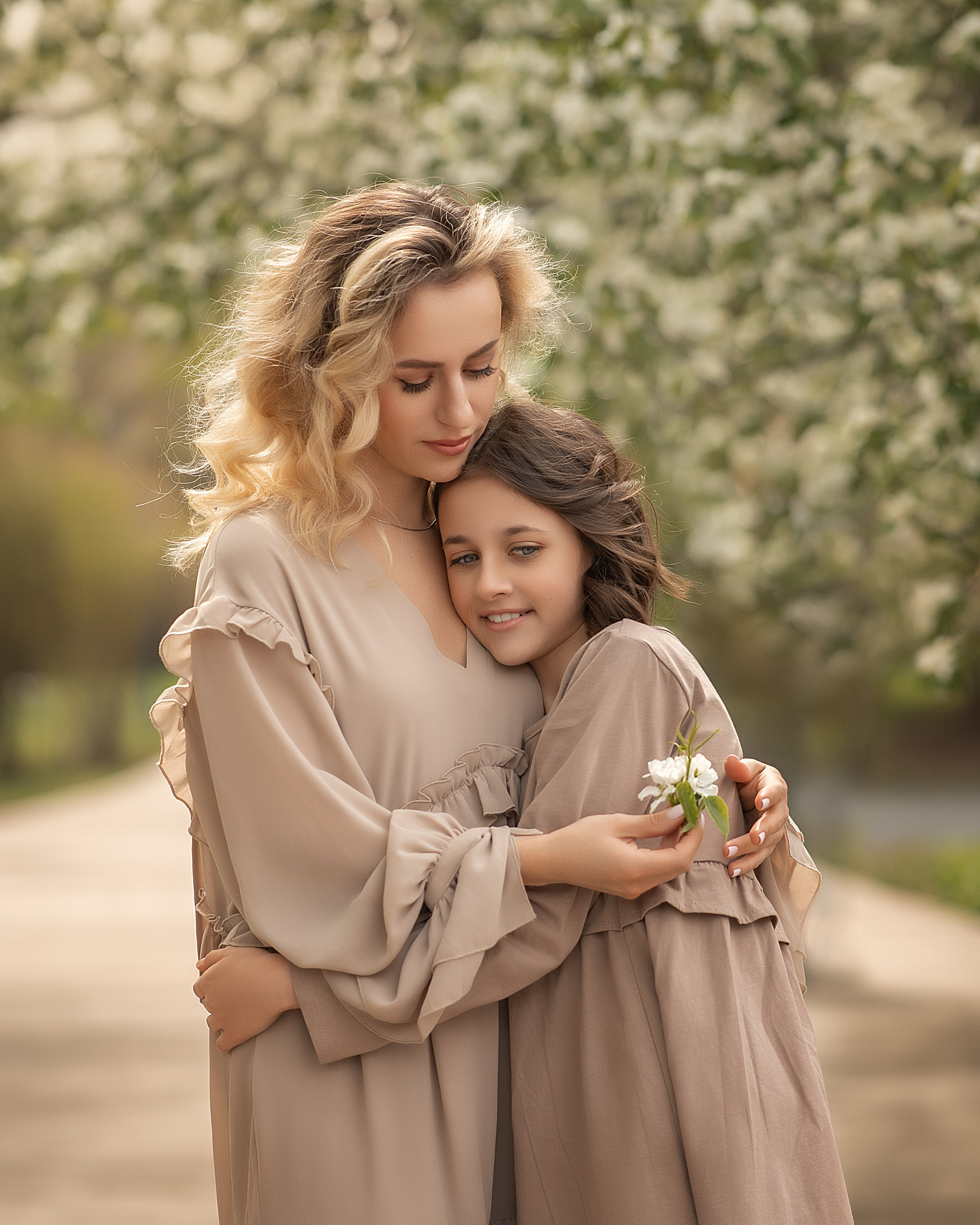 Фотосессия мамы с дочкой. Женский фотограф в Москве Богдашкина Динара