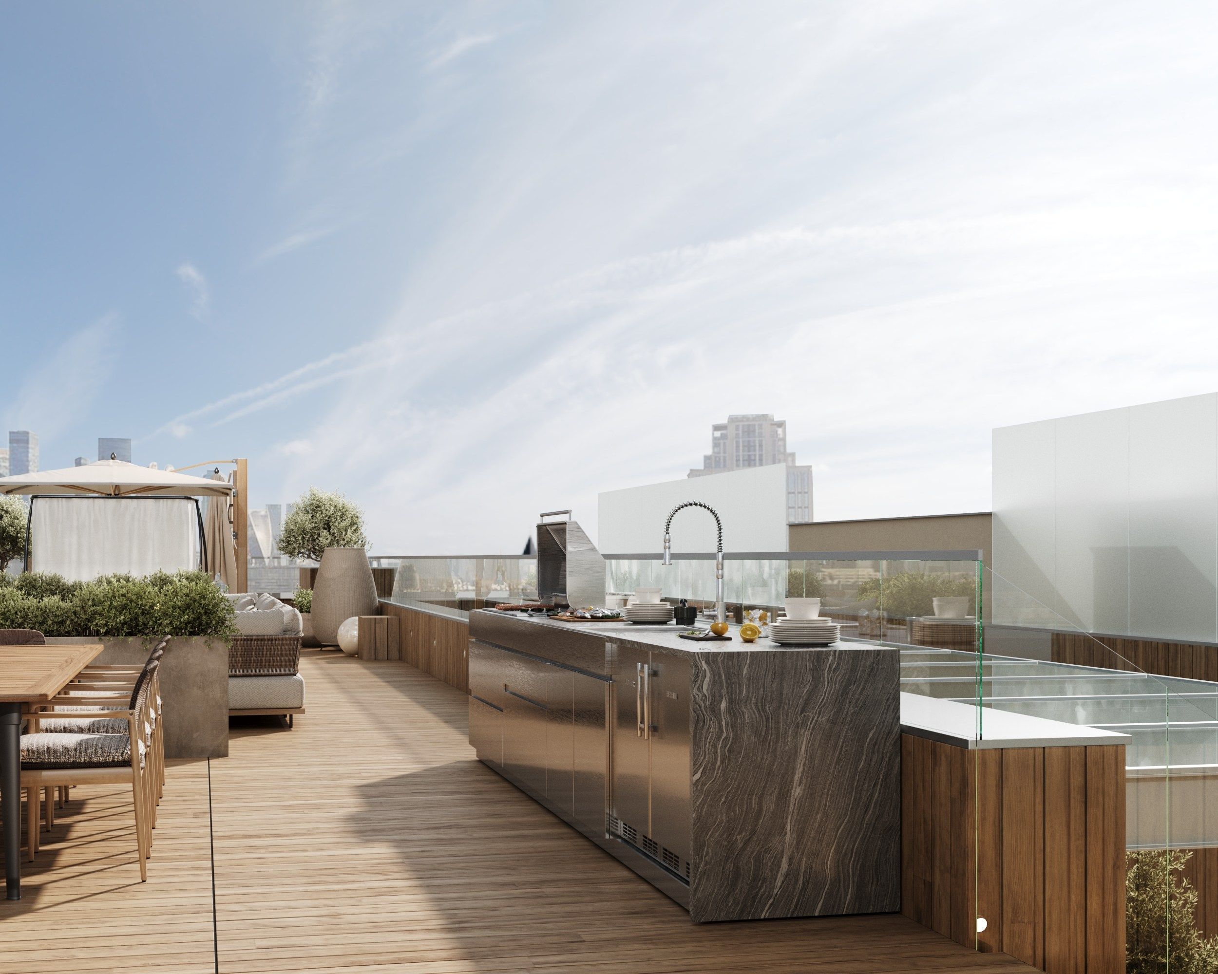 Визуализация крыши пентхауса Москва. Архитектор-дизайнер в Казани