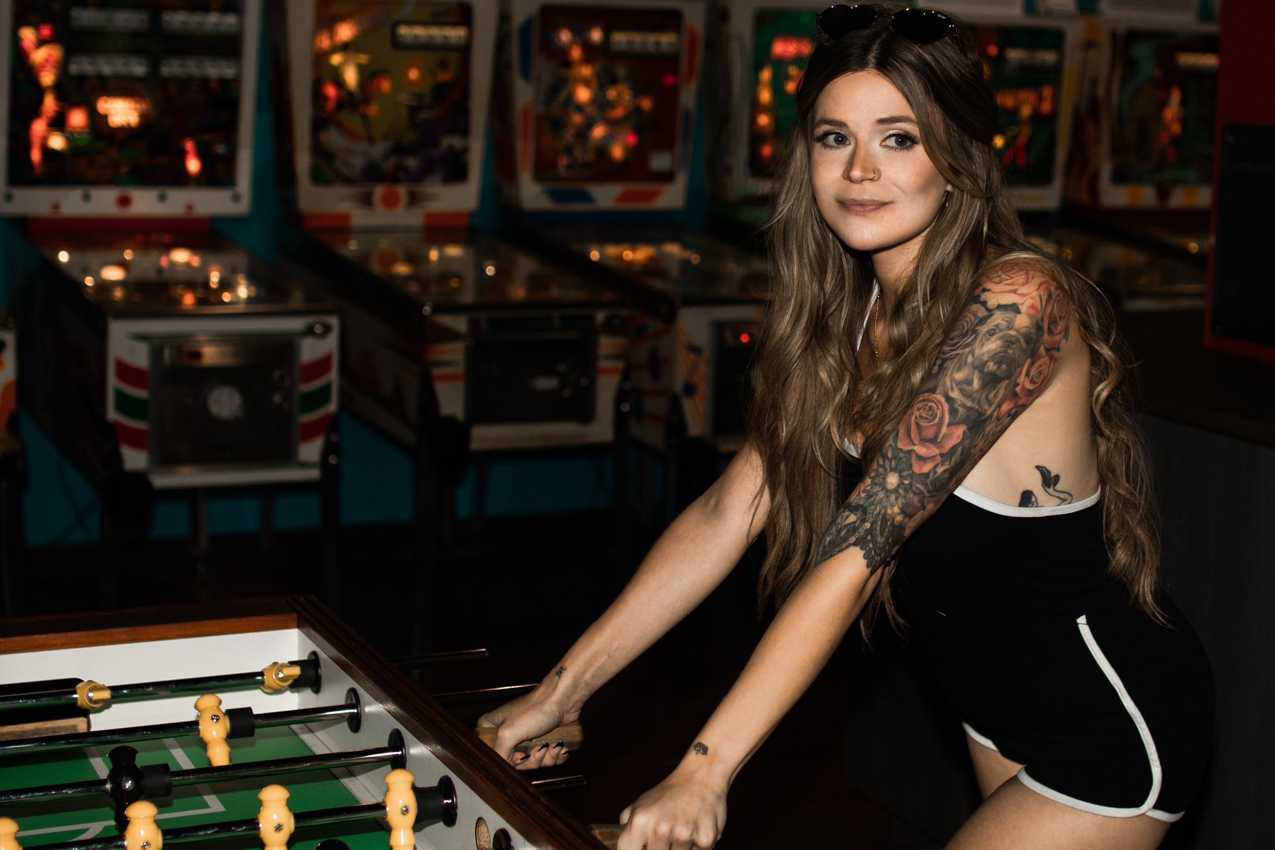 Photo shoot against the backdrop of graffiti. Delray Beach Photographer