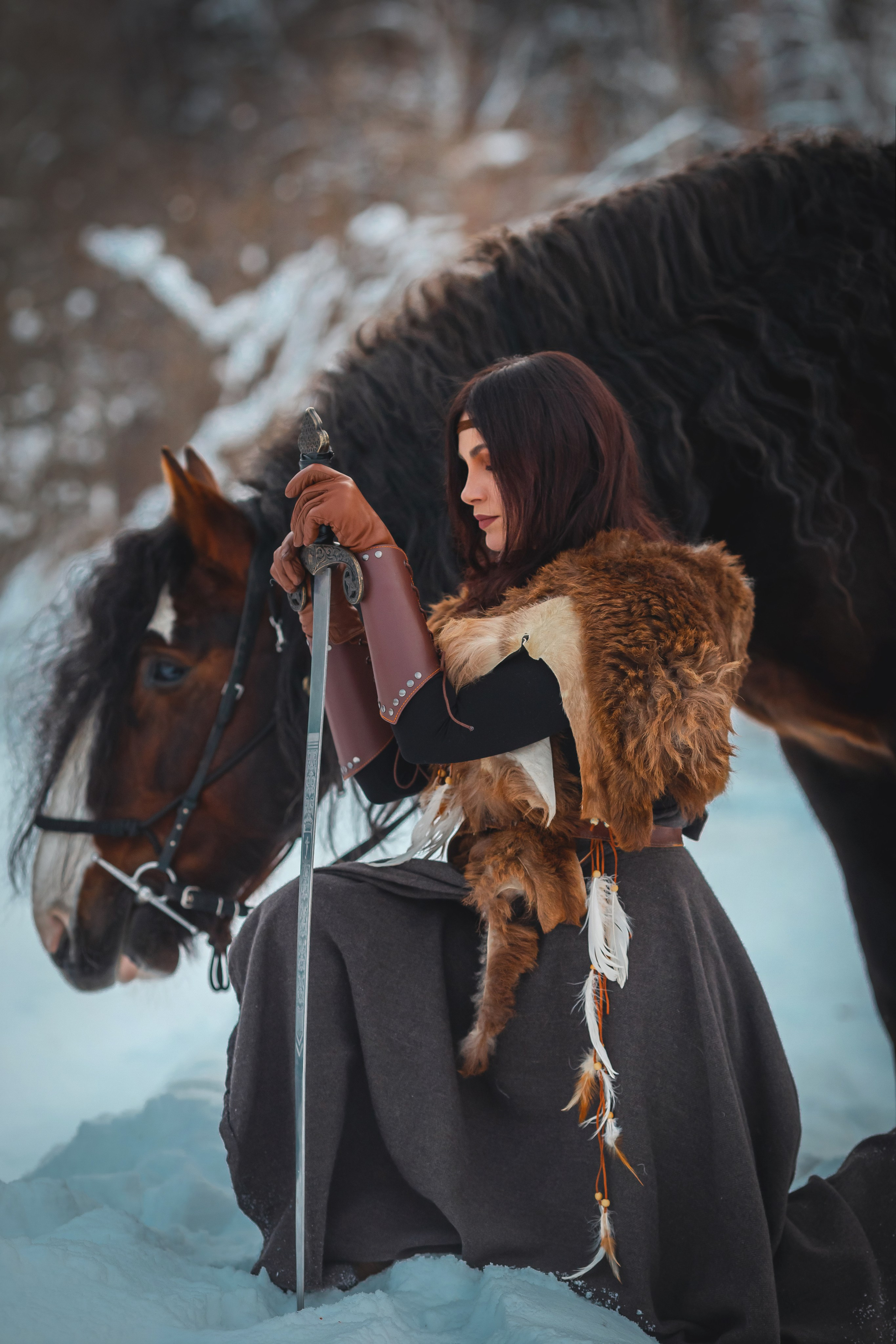 Регина и Малыш. Анна Молчанова конный фотограф в Тюмени | фотосессии с лошадьми Тюмень