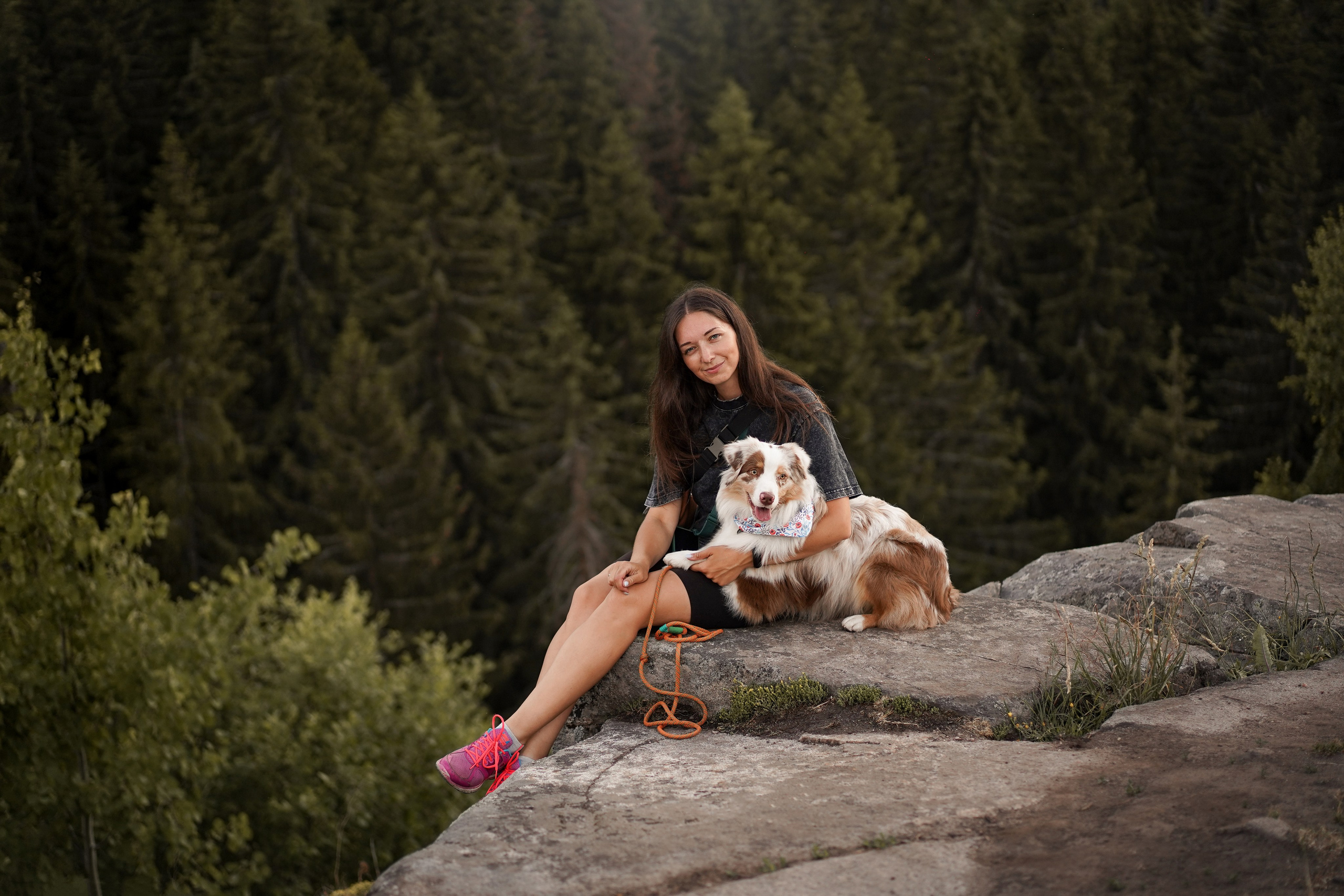 Панда и Юни в Карелии. Фотограф-анималист в Санкт-Петербурге Яна Мартынова