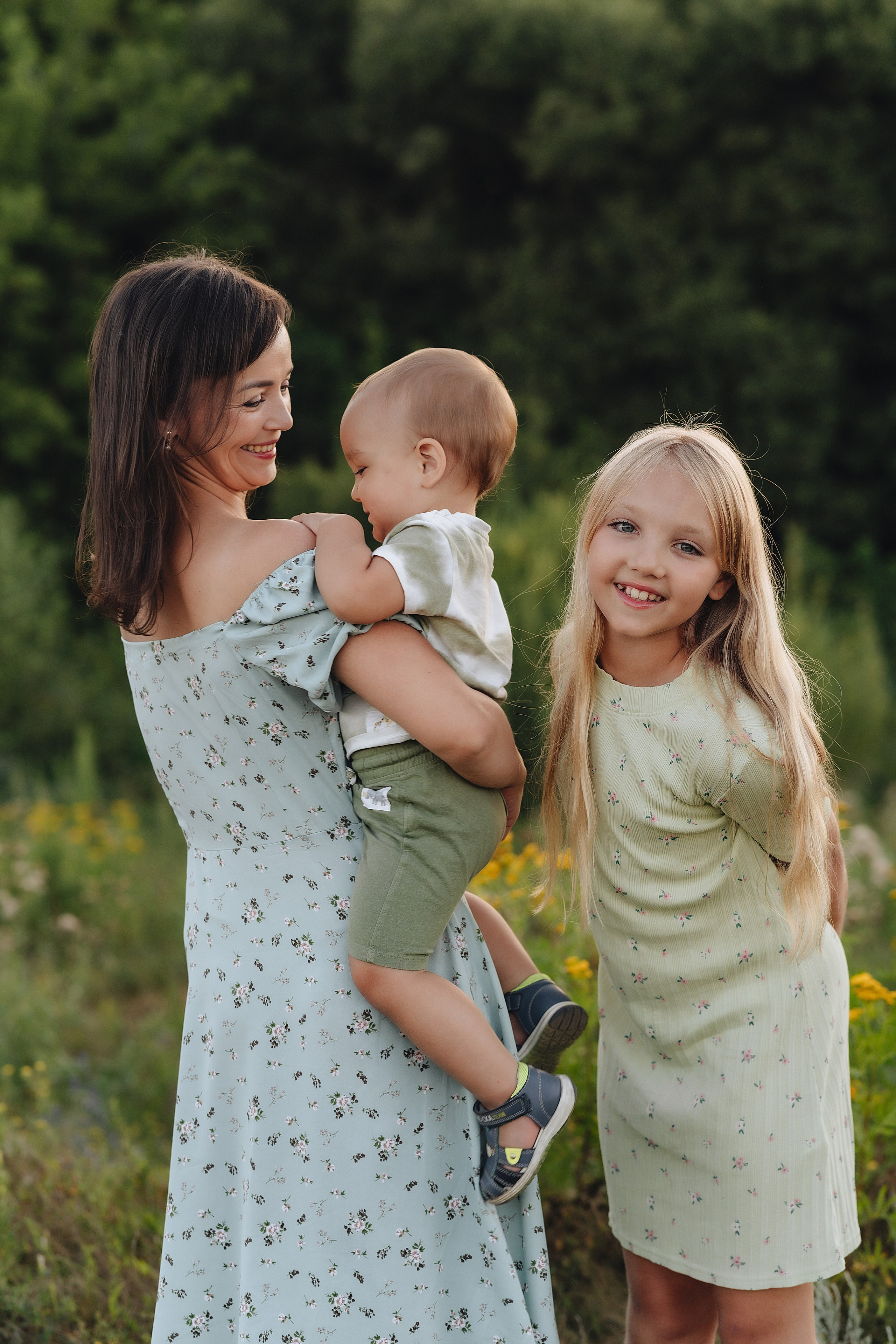 Семейная съемка на закате. Фотограф Карина Шмулёва. Воронеж и область