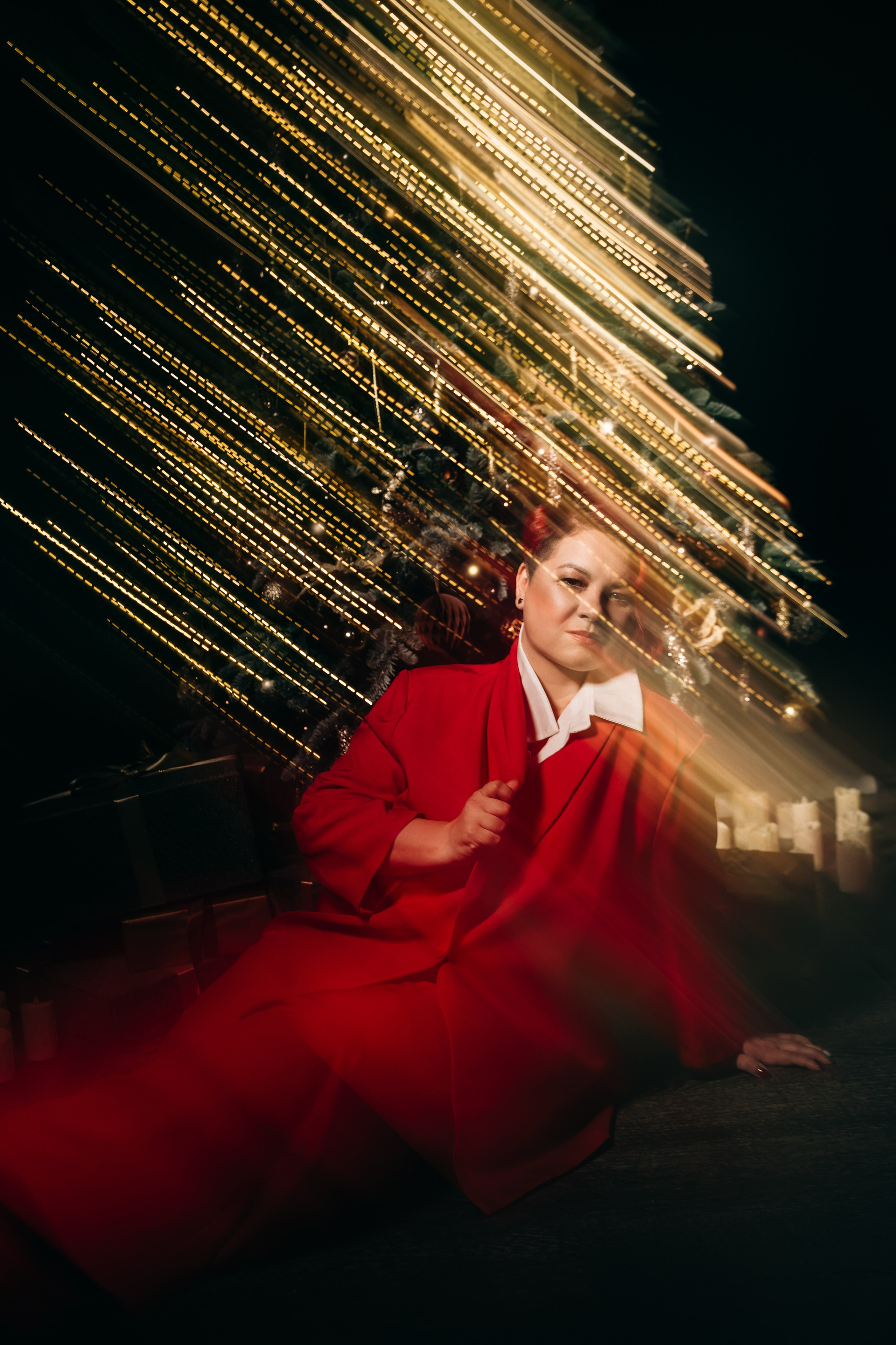 Юля. Альтернативный взгляд на Новый год. Портретный фотограф в Санкт-Петербурге Дмитриева Наталия