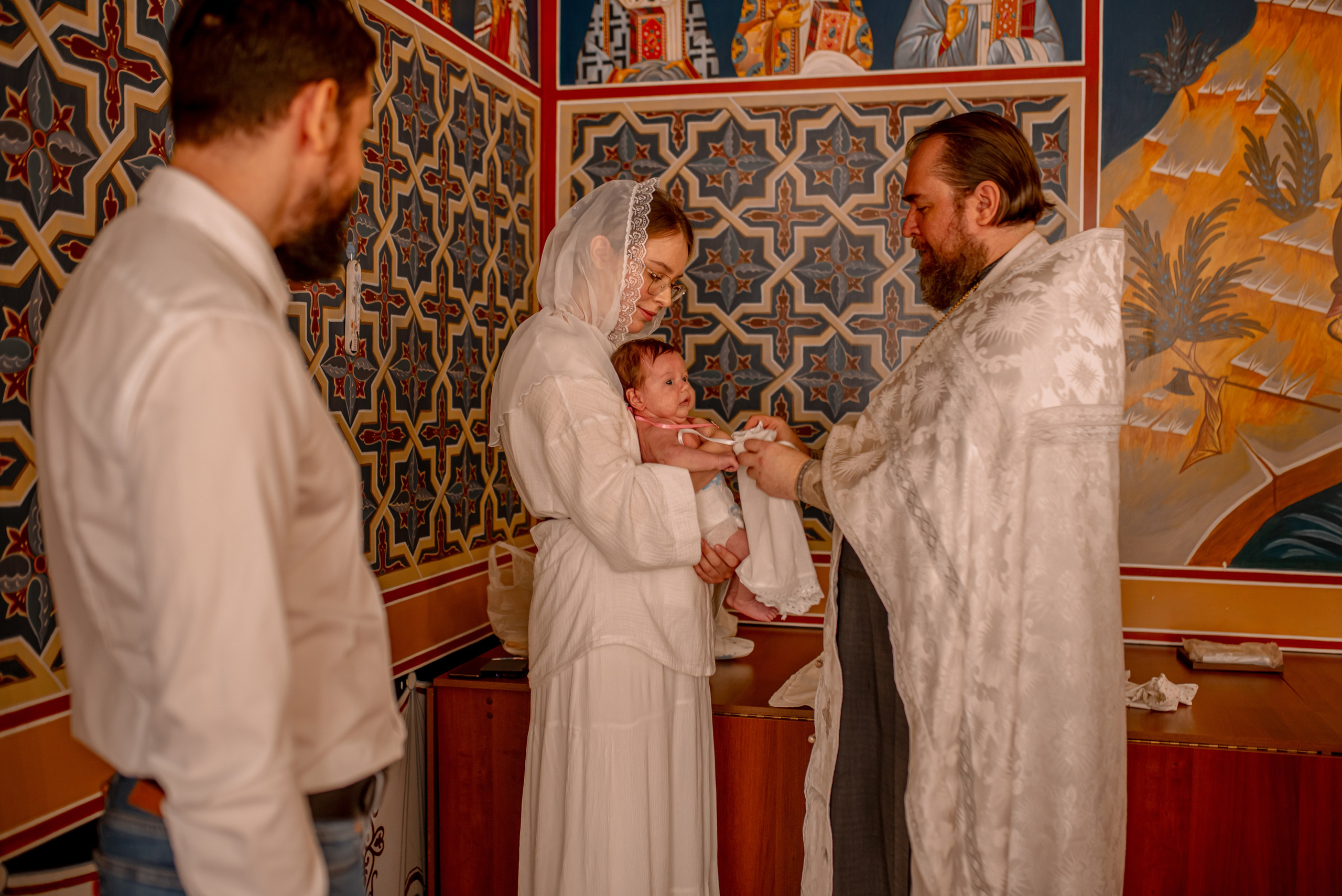 Таинство Крещения Любавы. Фотограф Таинств Крещения и Венчания в г. Курске