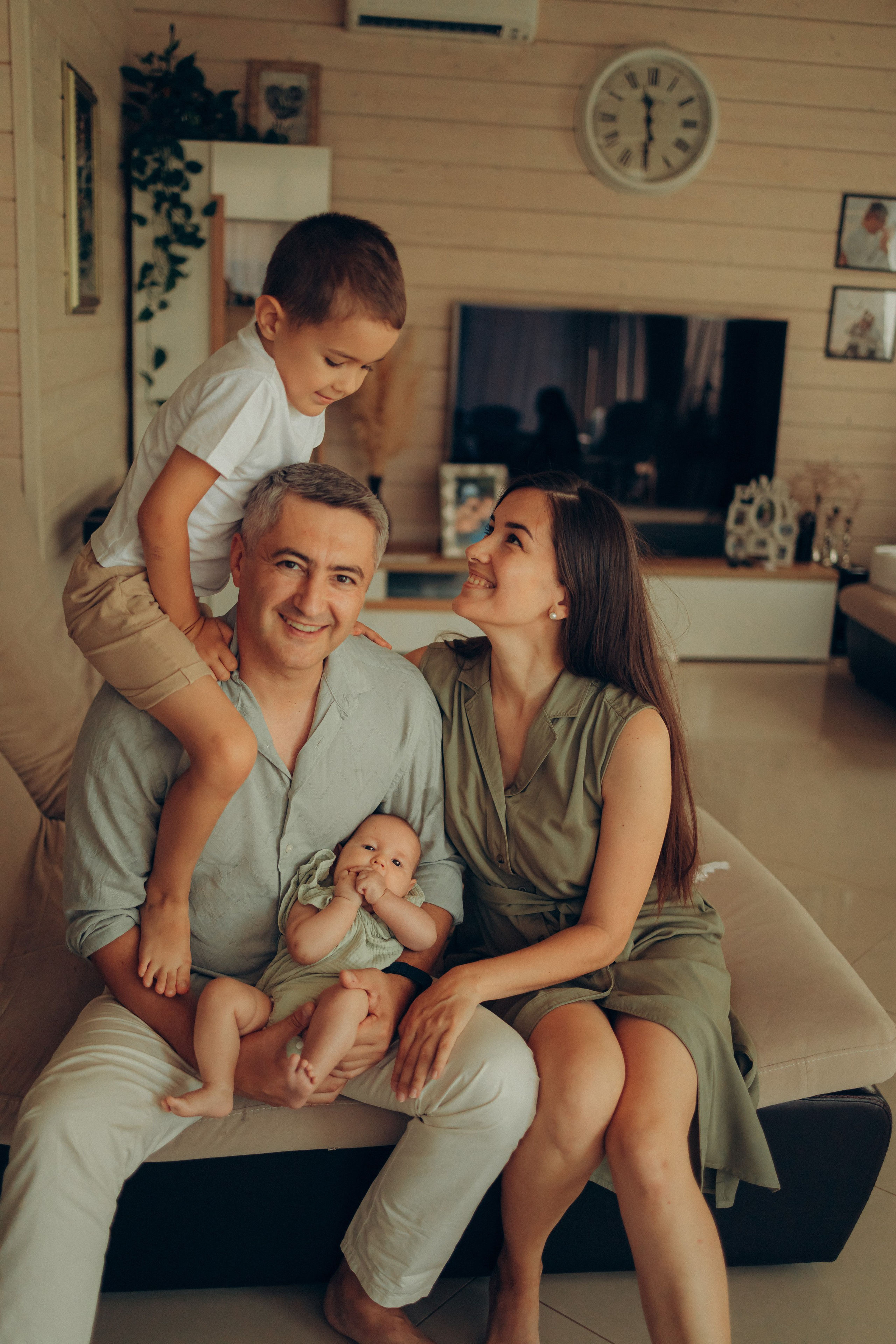 Домашняя фотосессия. Семейный фотограф, фотограф новорожденных в Москве, Анастасия Федяева