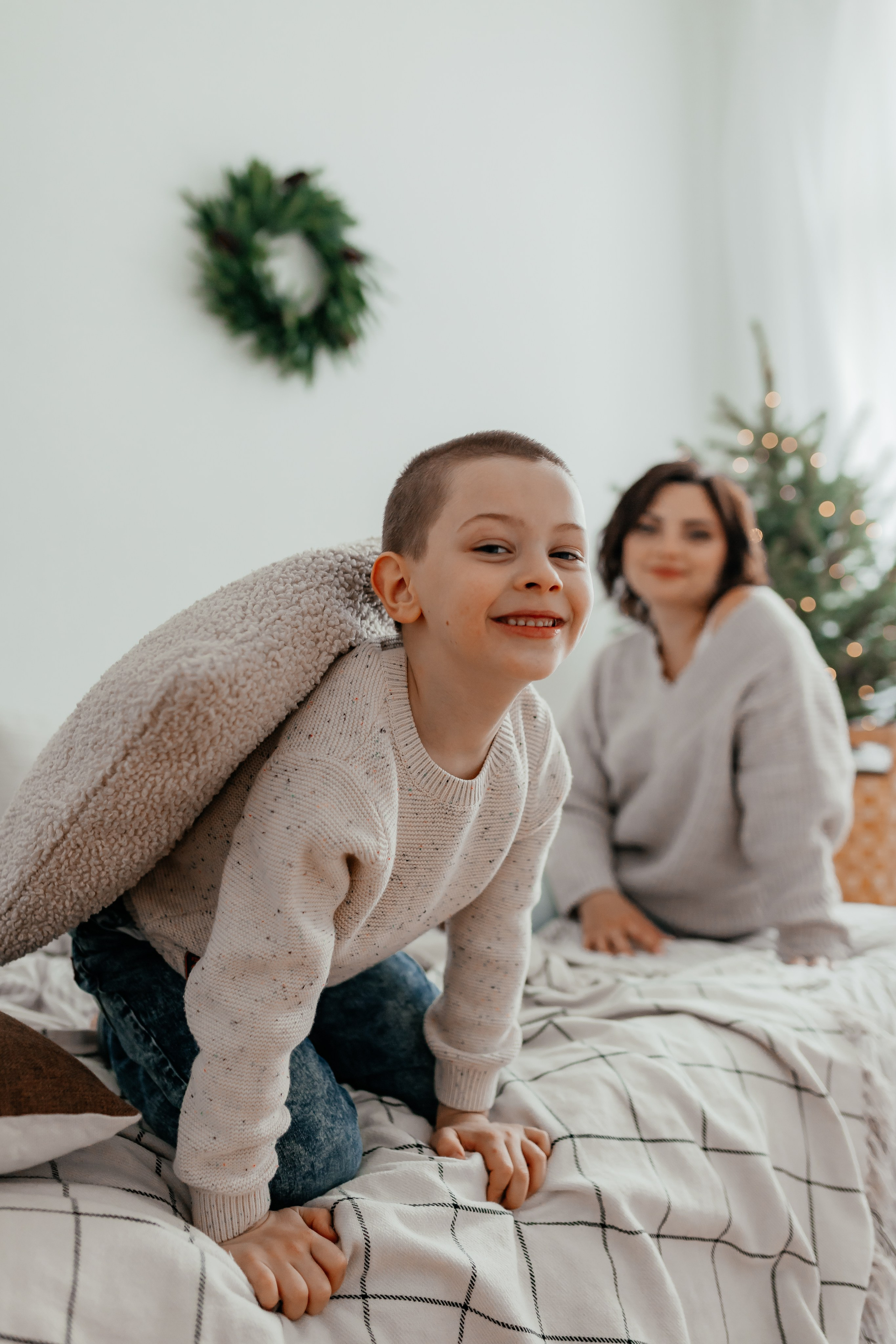 Таня, Захар, Миша. Семейный и домашний фотограф в Москве и МО Королева Валерия