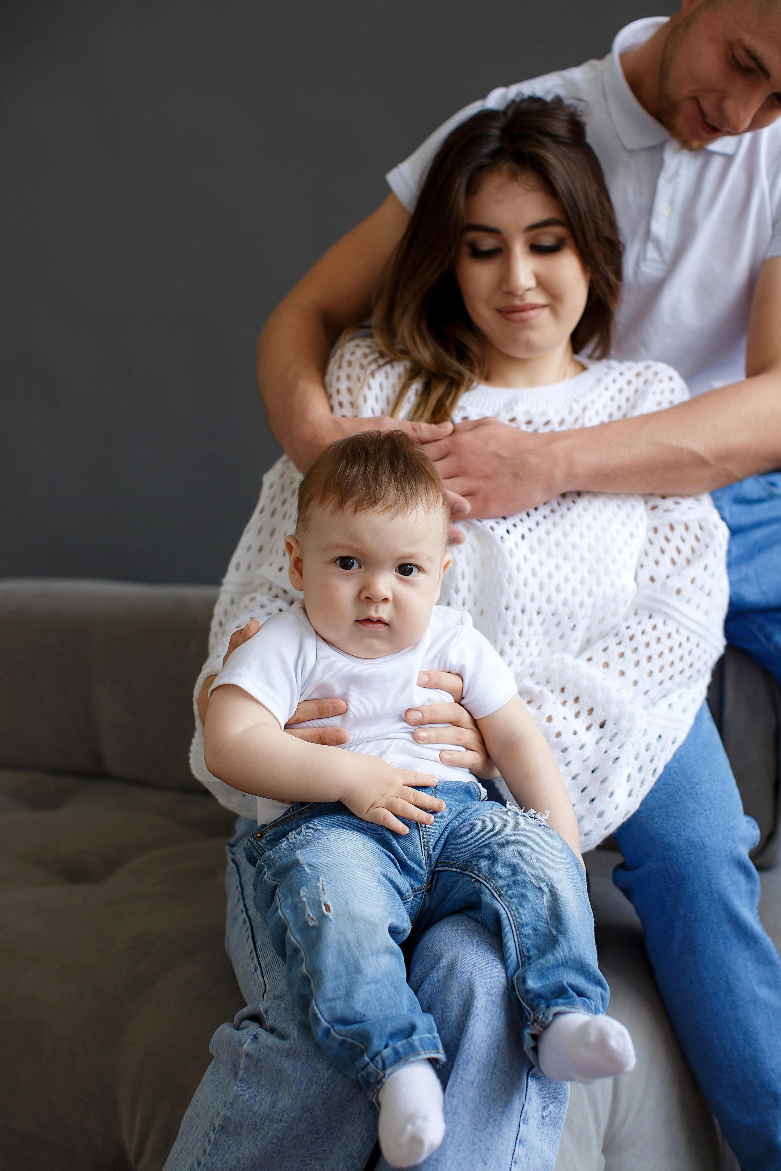 Мирон с родителями. Семейный и детский фотограф в Стерлитамаке Разина Рахмангулова