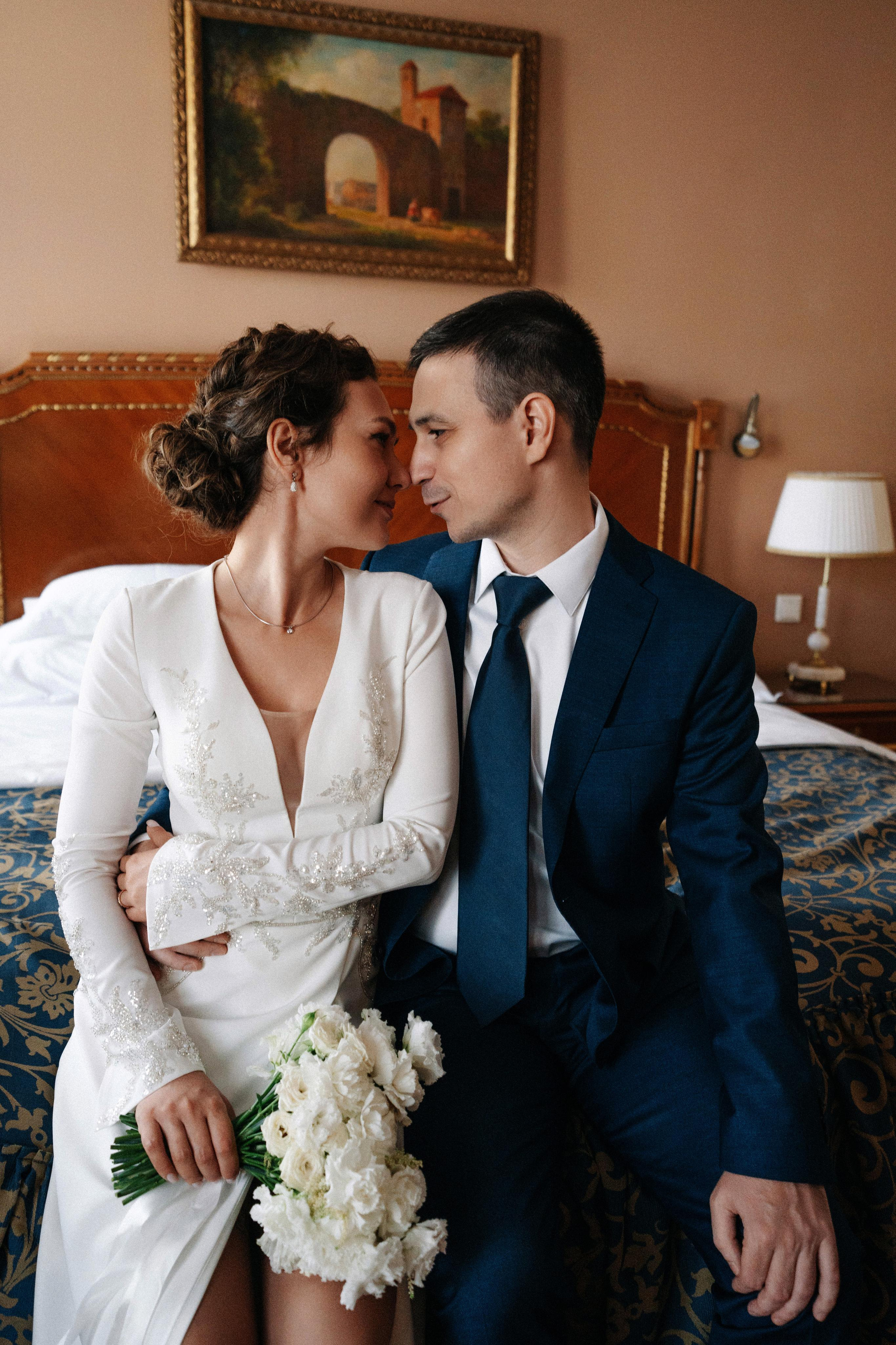 Свадебная фотосессия в гостинице Националь (сборы невесты)