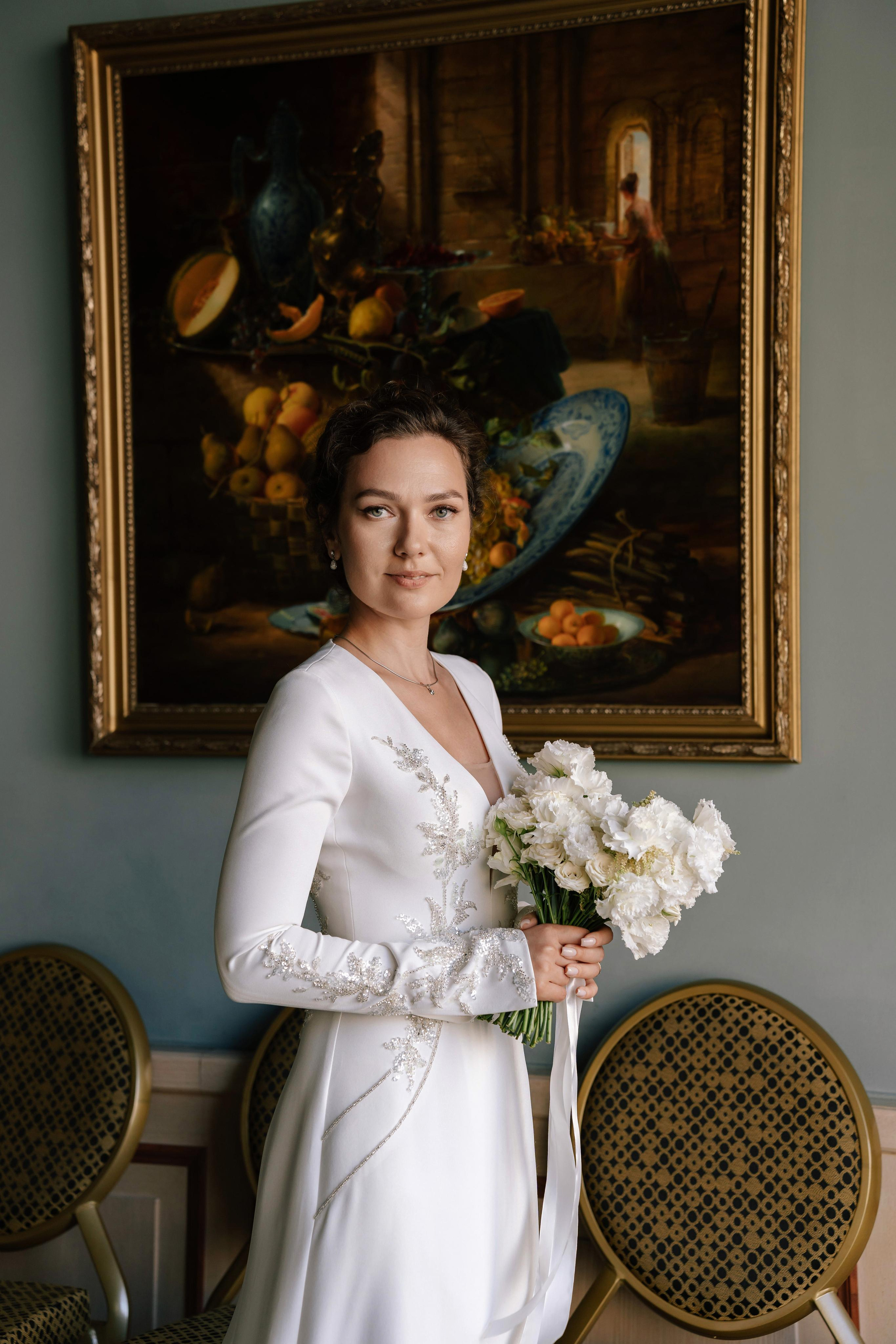 Свадебная фотосессия в гостинице Националь (сборы невесты)