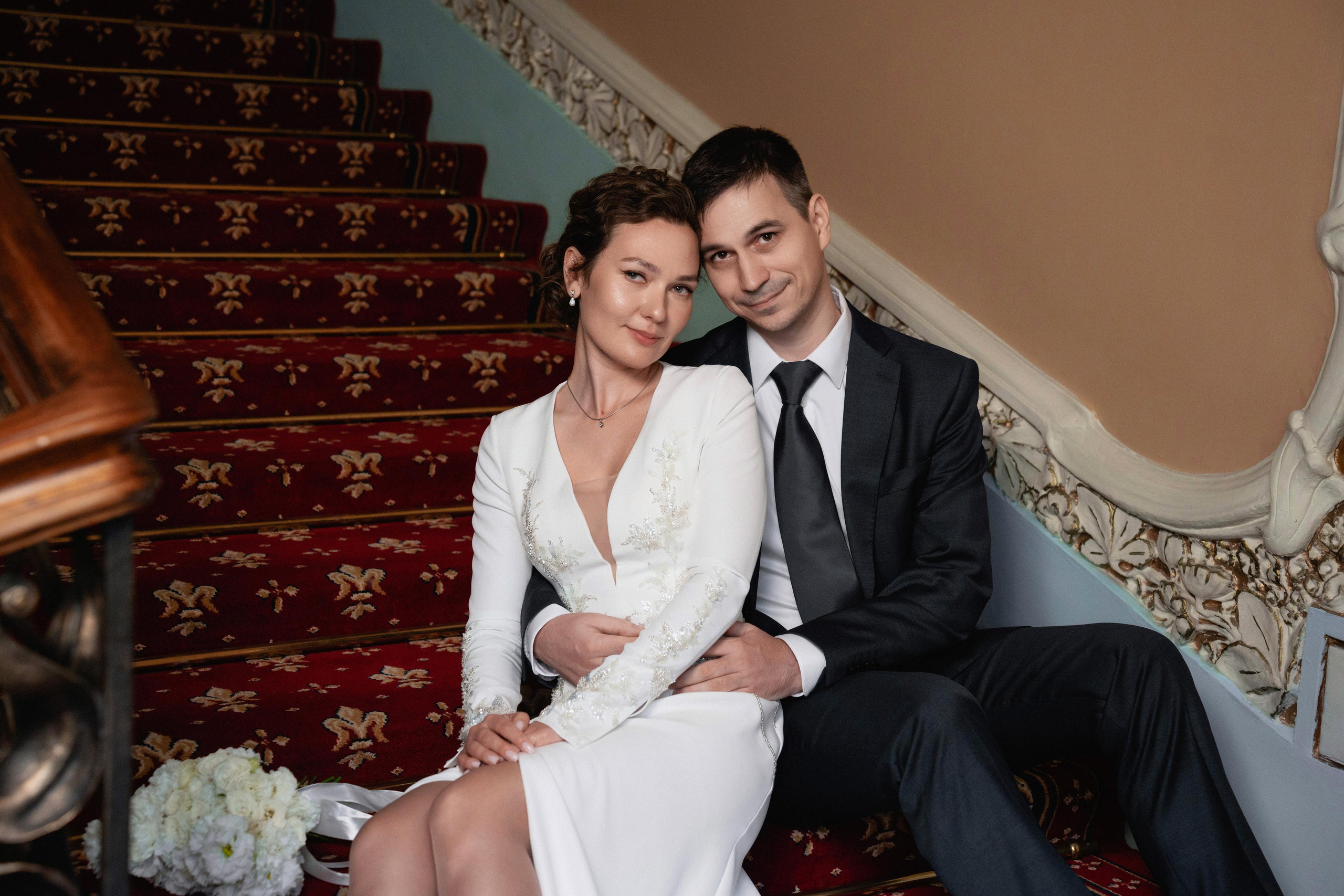 Свадебная фотосессия в гостинице Националь (сборы невесты)