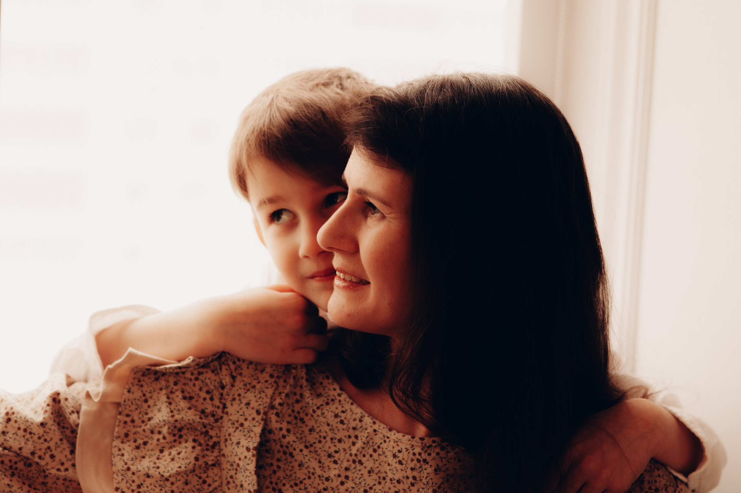 Алена с семьей. Фотосессия новорожденных в Москве фотограф Савина Анастасия