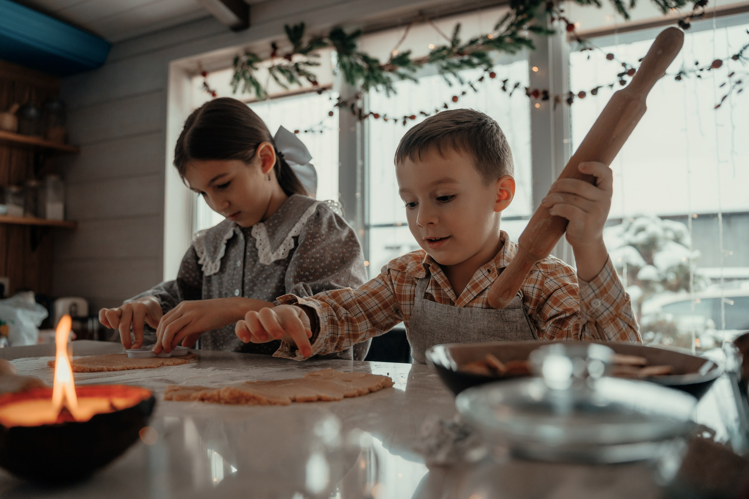 Олег и Лиза новогоднее. Фотограф Женя Пашкина