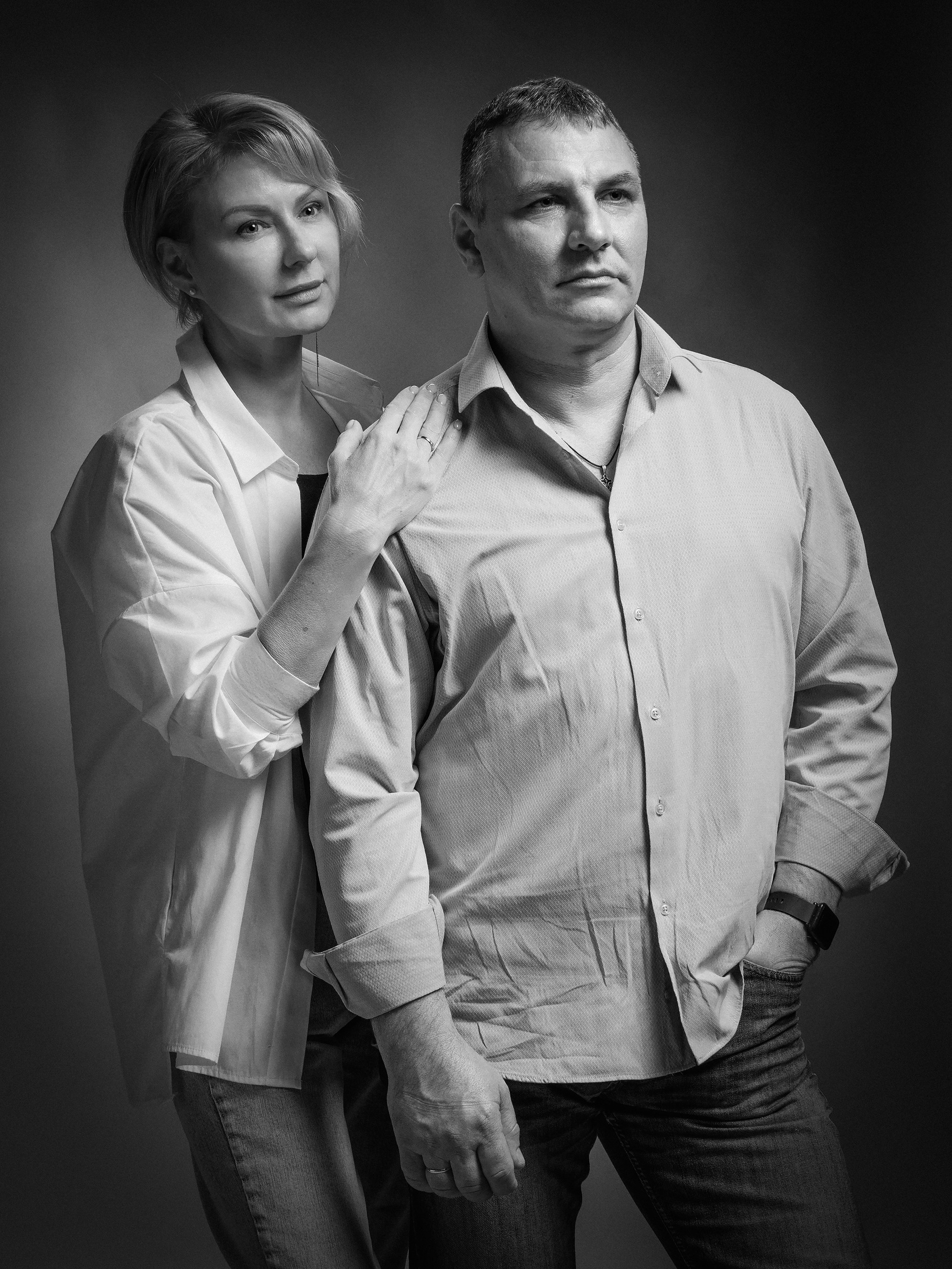 Семейный портрет. Фотосессия в Efimov Studio. Портретный фотограф во Владивостоке Сергей Ефимов. #СергейЕфимовФото