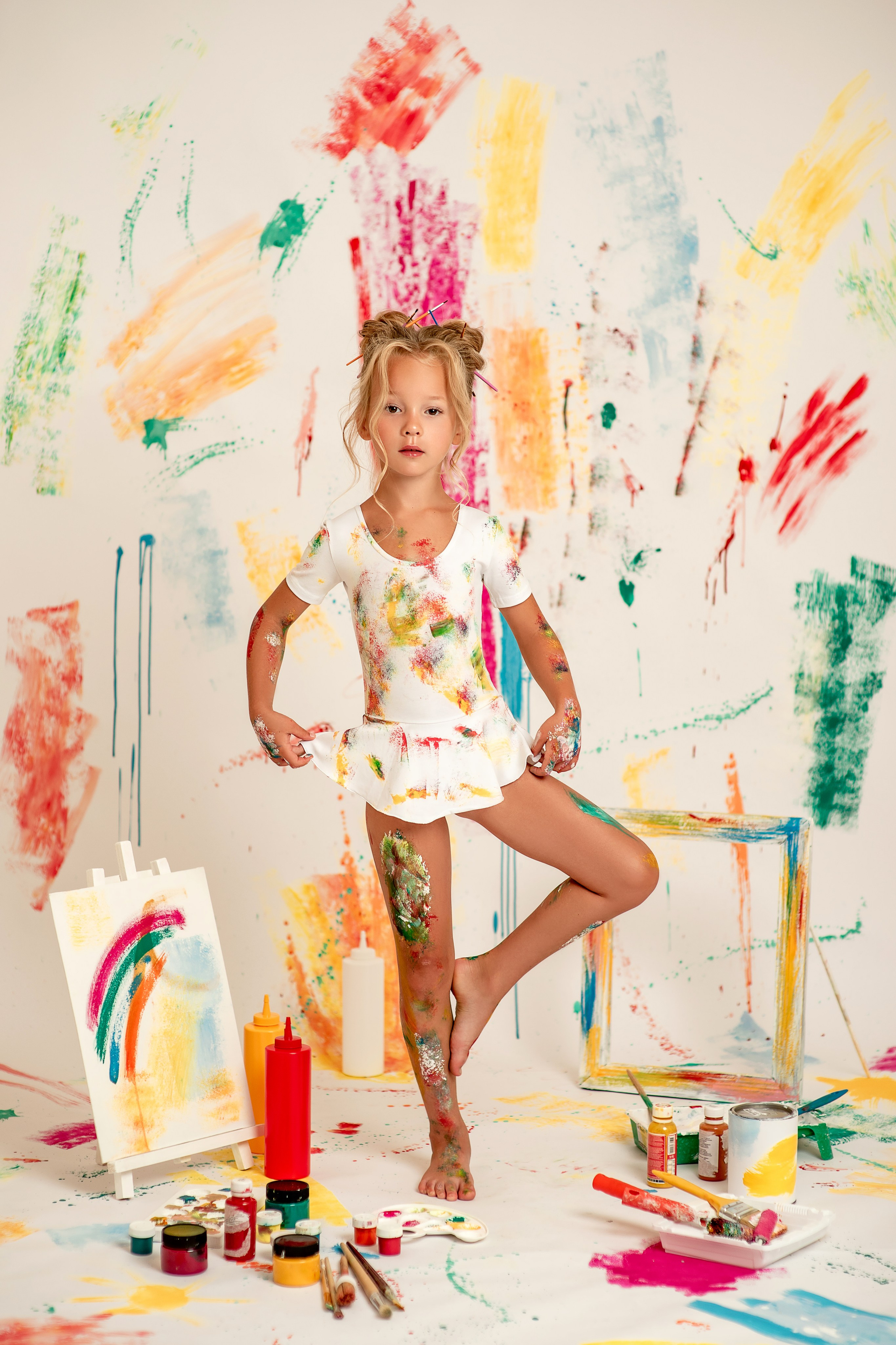 Полина краски. Семейный и детский фотограф Наталья Горда