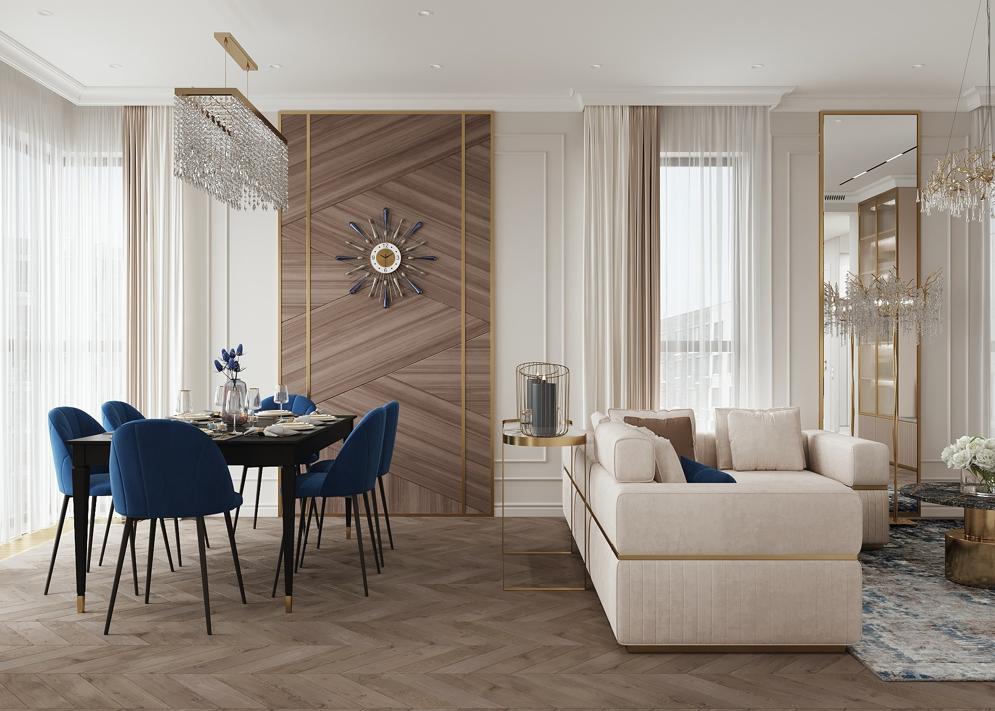 ЖК СКОЛКОВО. Irina Balykina — Interior 3D Visualisation