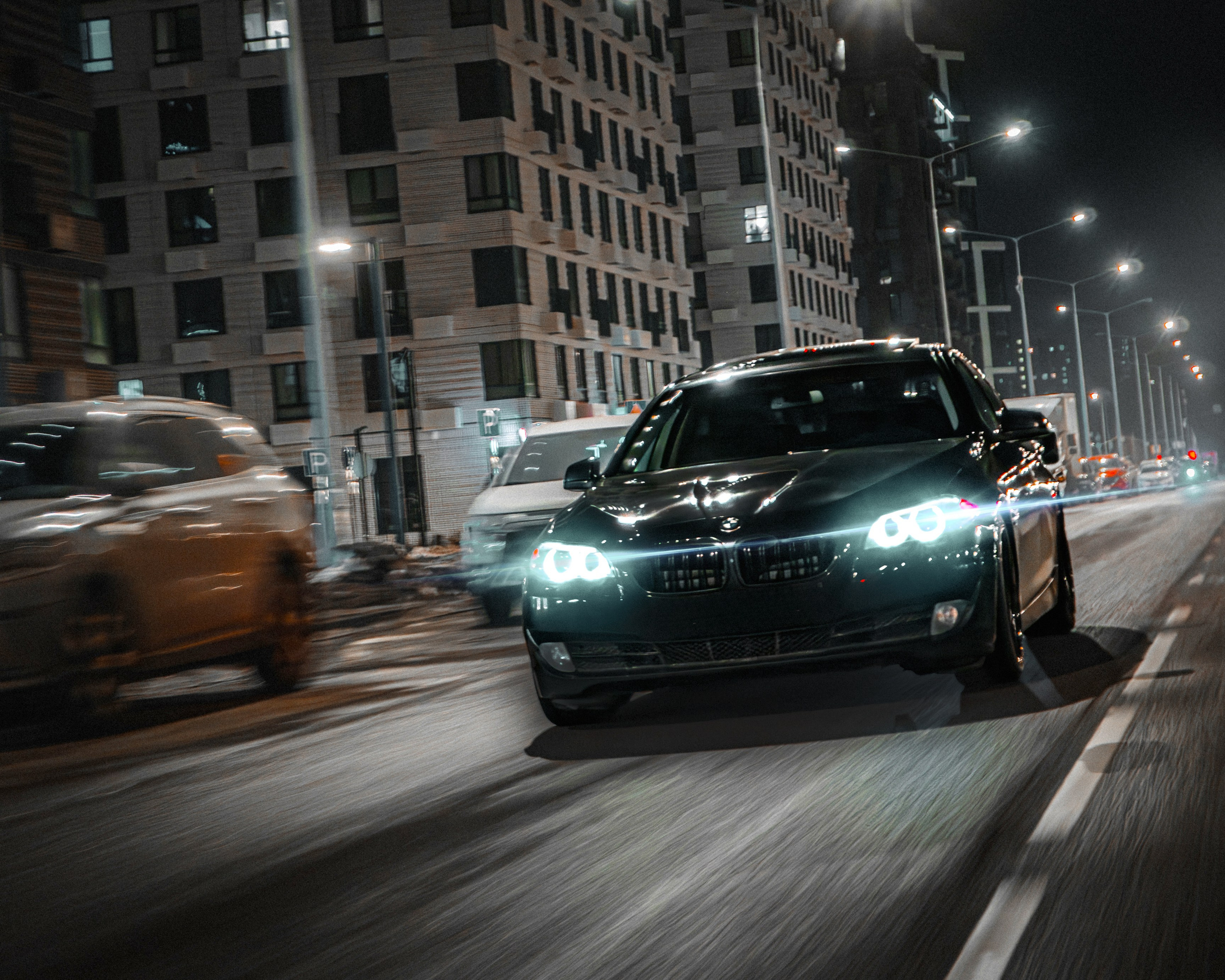 BMW F10 530D. Автомобильный фотограф в Москве