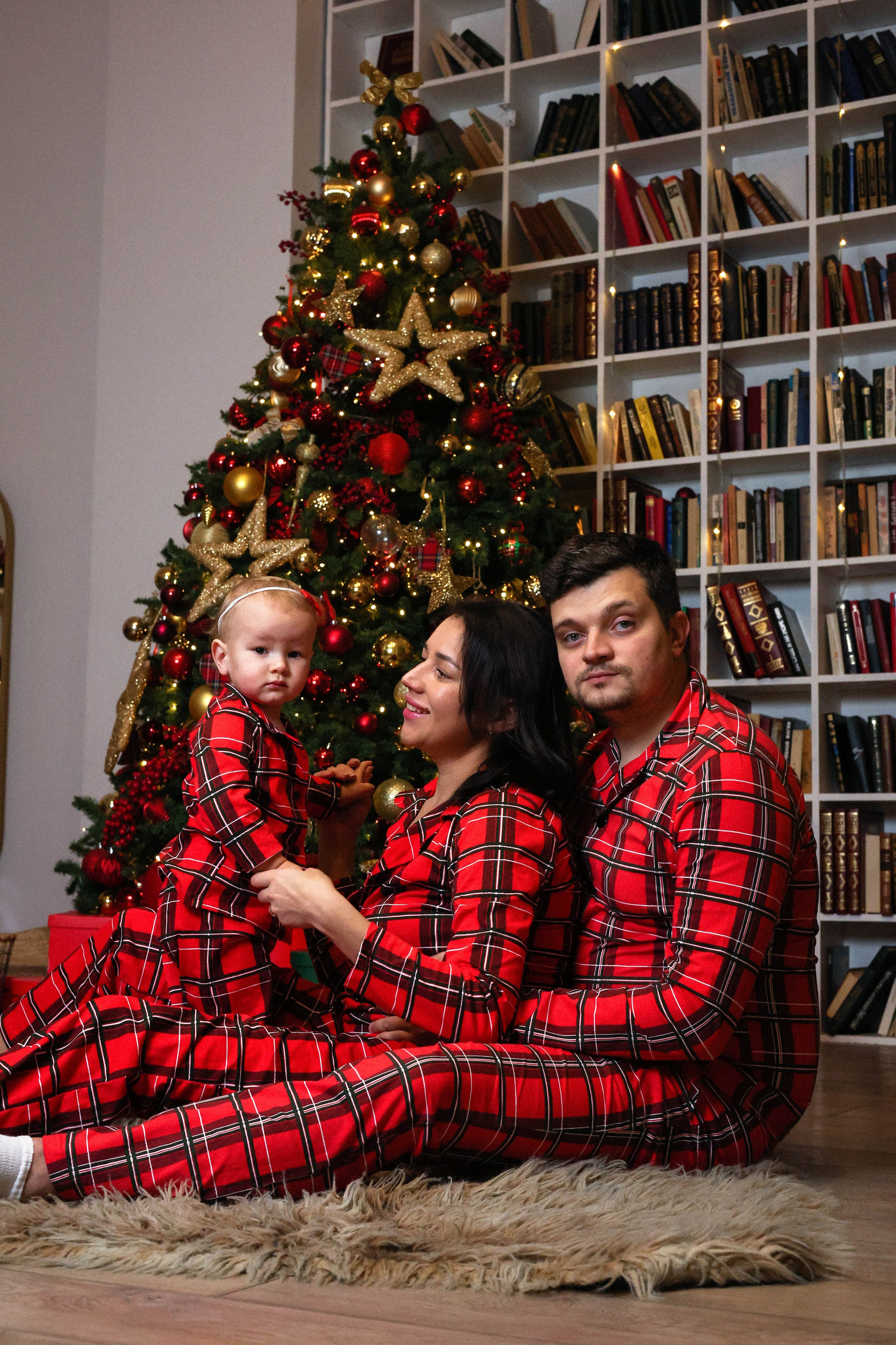 Новогодняя история «Наталья и ее семья». Фотограф в Москве Анастасия Калинина