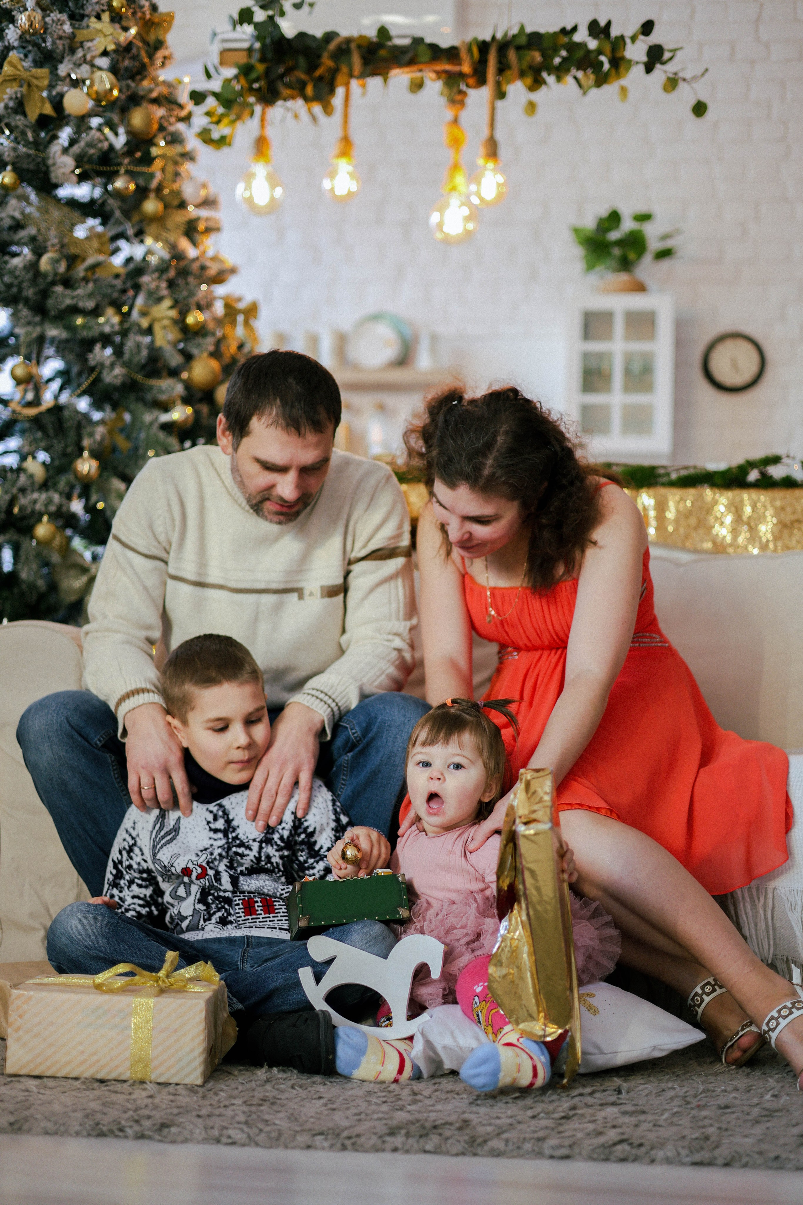 Новогодняя история «Нелля и ее семья». Фотограф в Москве Анастасия Калинина