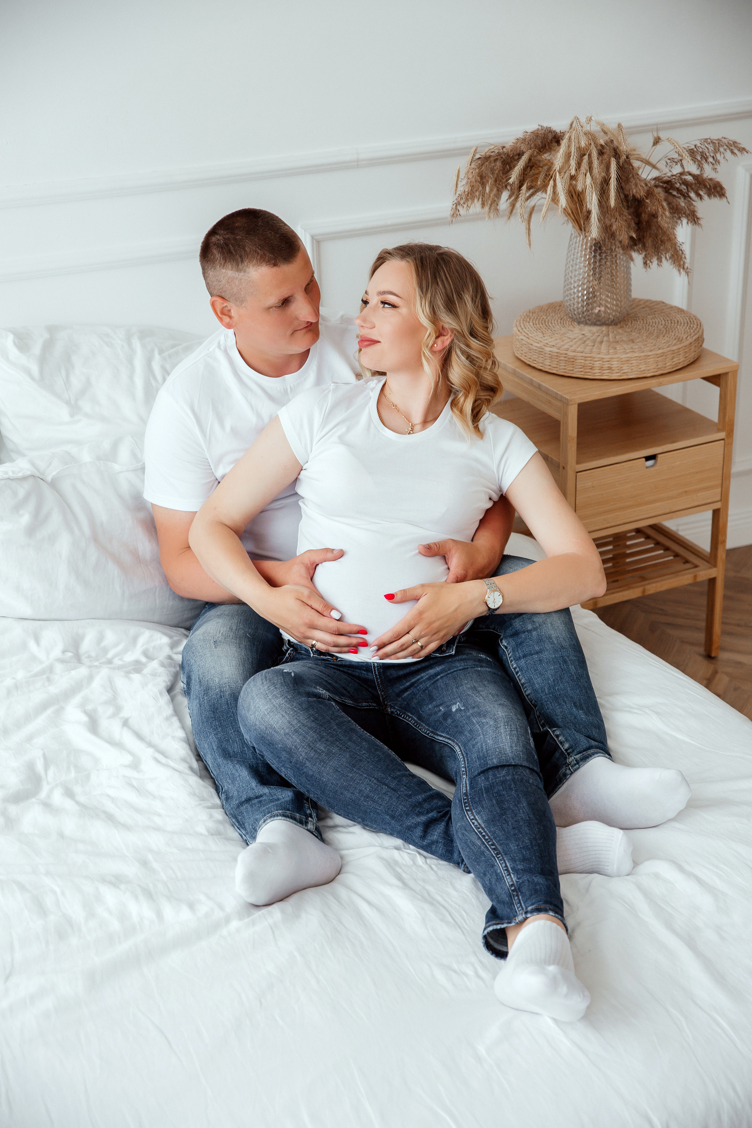 Съемка беременности в студии. Свадебный и семейный фотограф в Витебске Наталья Мамойко