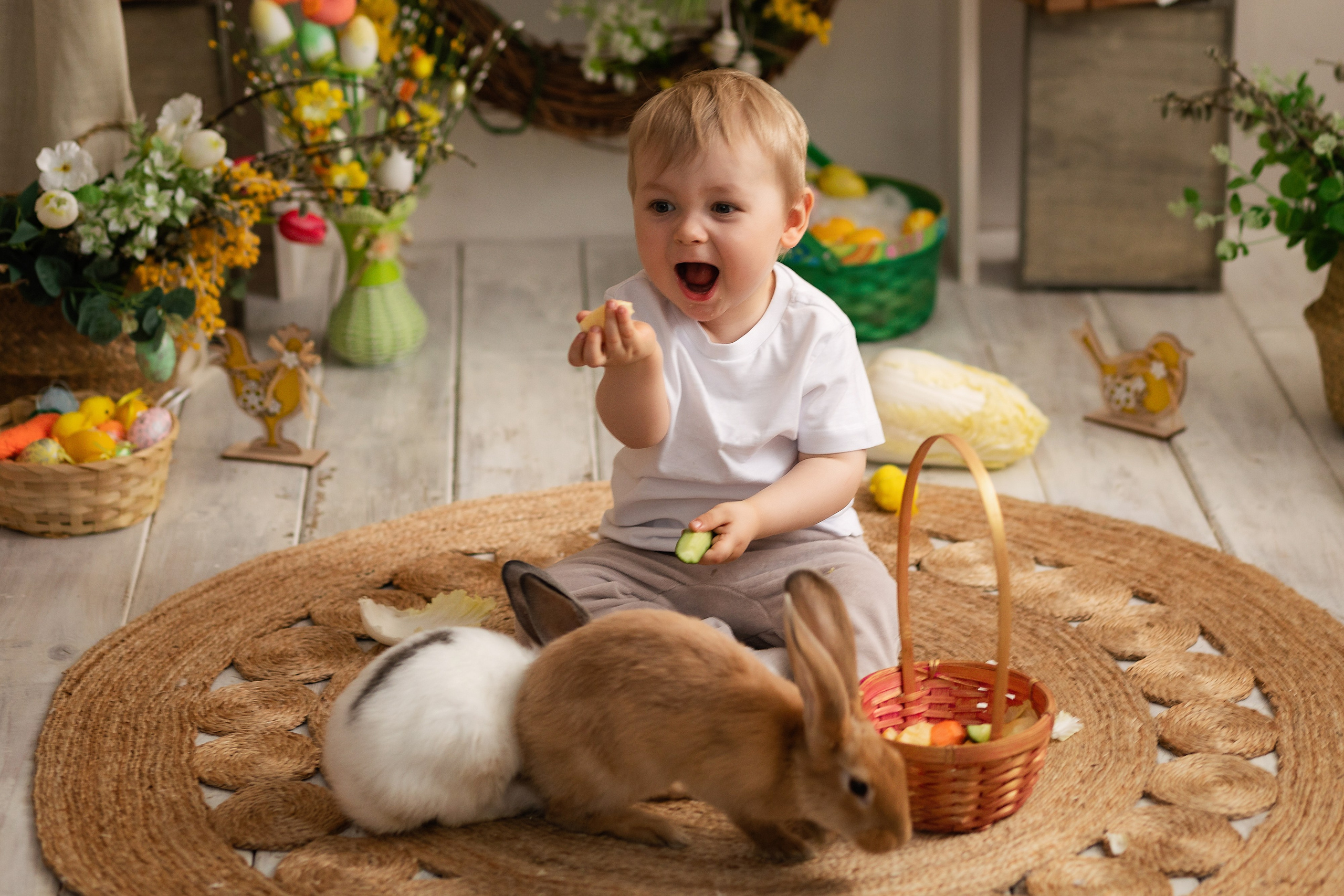 Фотопроект Пасхальный с кроликами. ФОТОГРАФ НА ГОДИК, БЕРЕМЕННОСТИ, НОВОРОЖДЕННЫХ, КРЕЩЕНИЯ МОСКВА