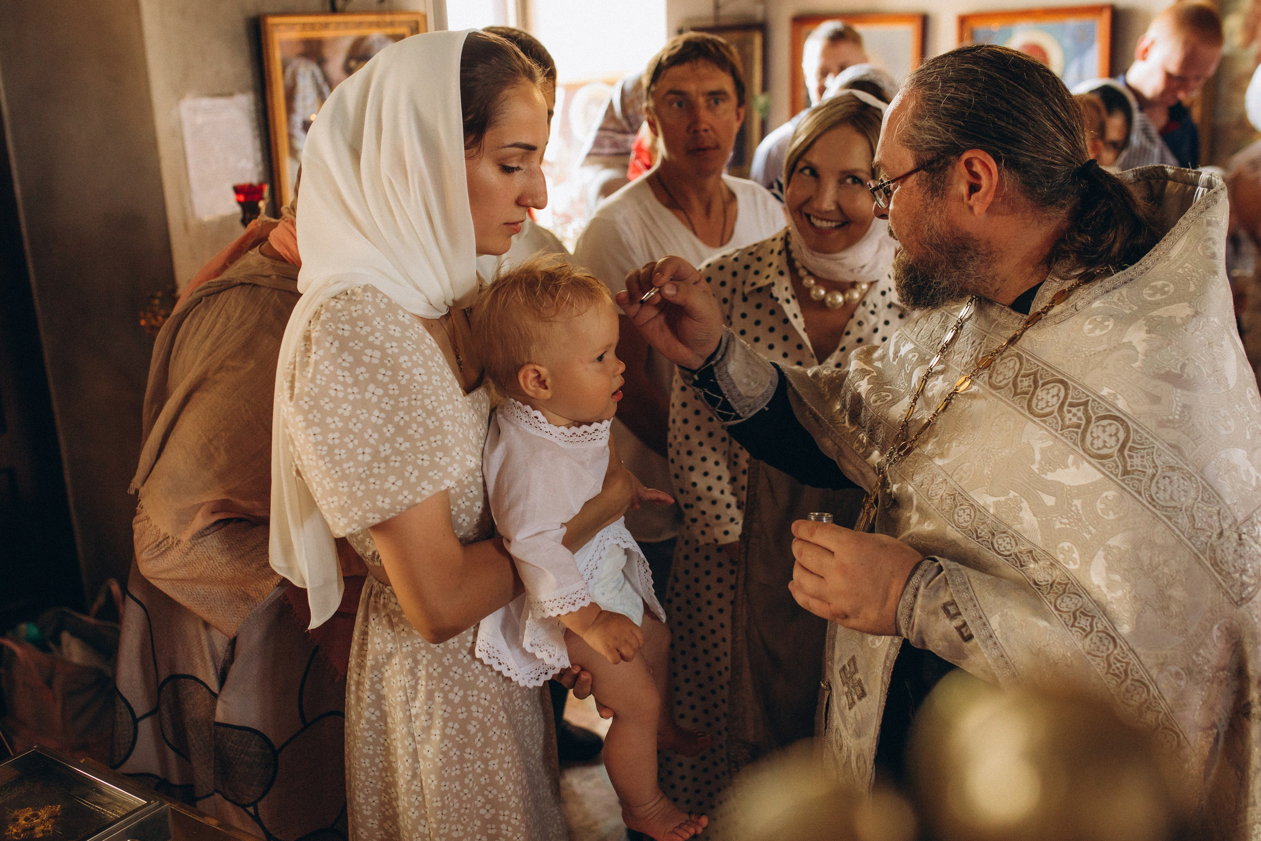 Крещение Марии. Семейный фотограф в Обнинске
