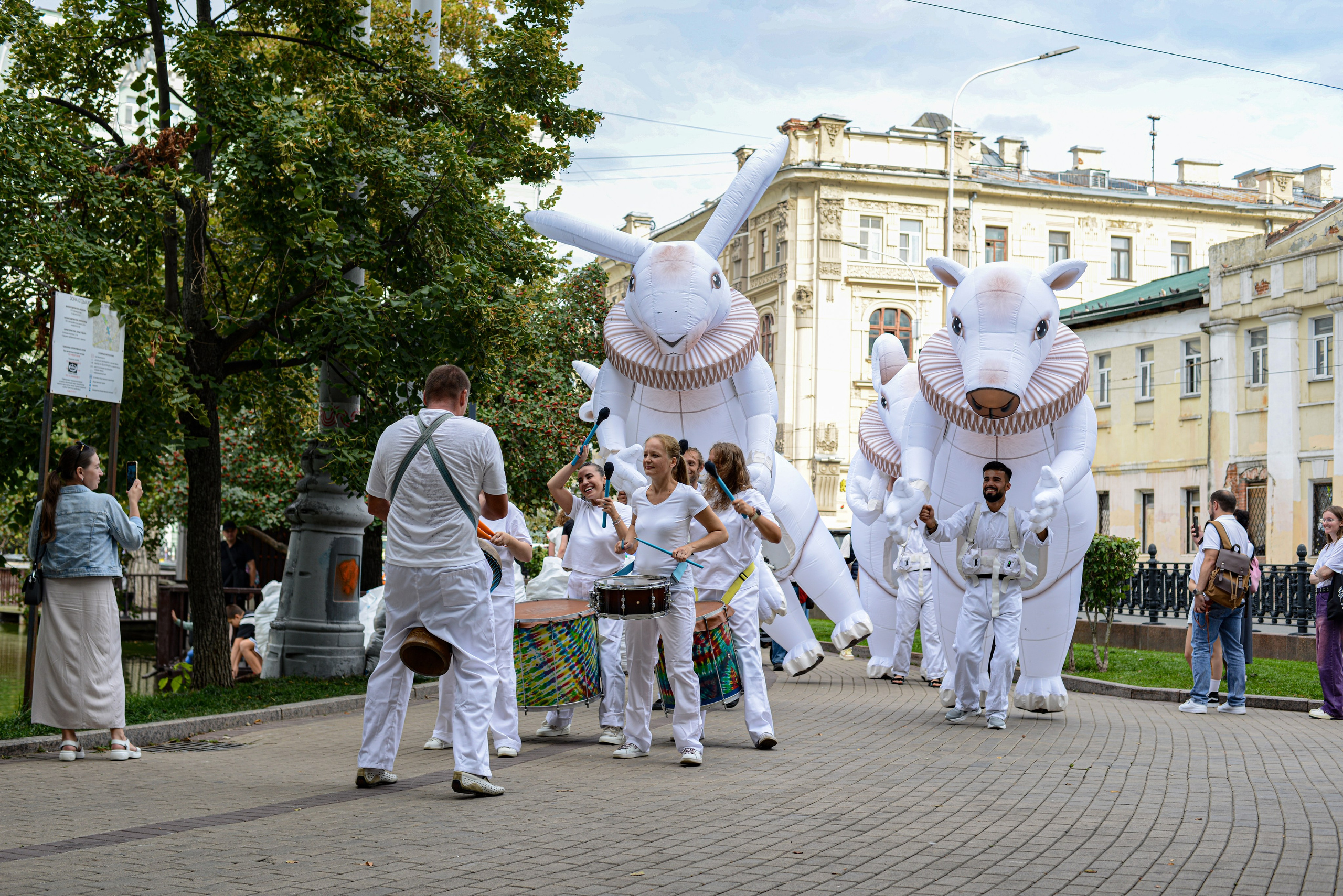 Барабанщики и зайчики. Rystemys Picture