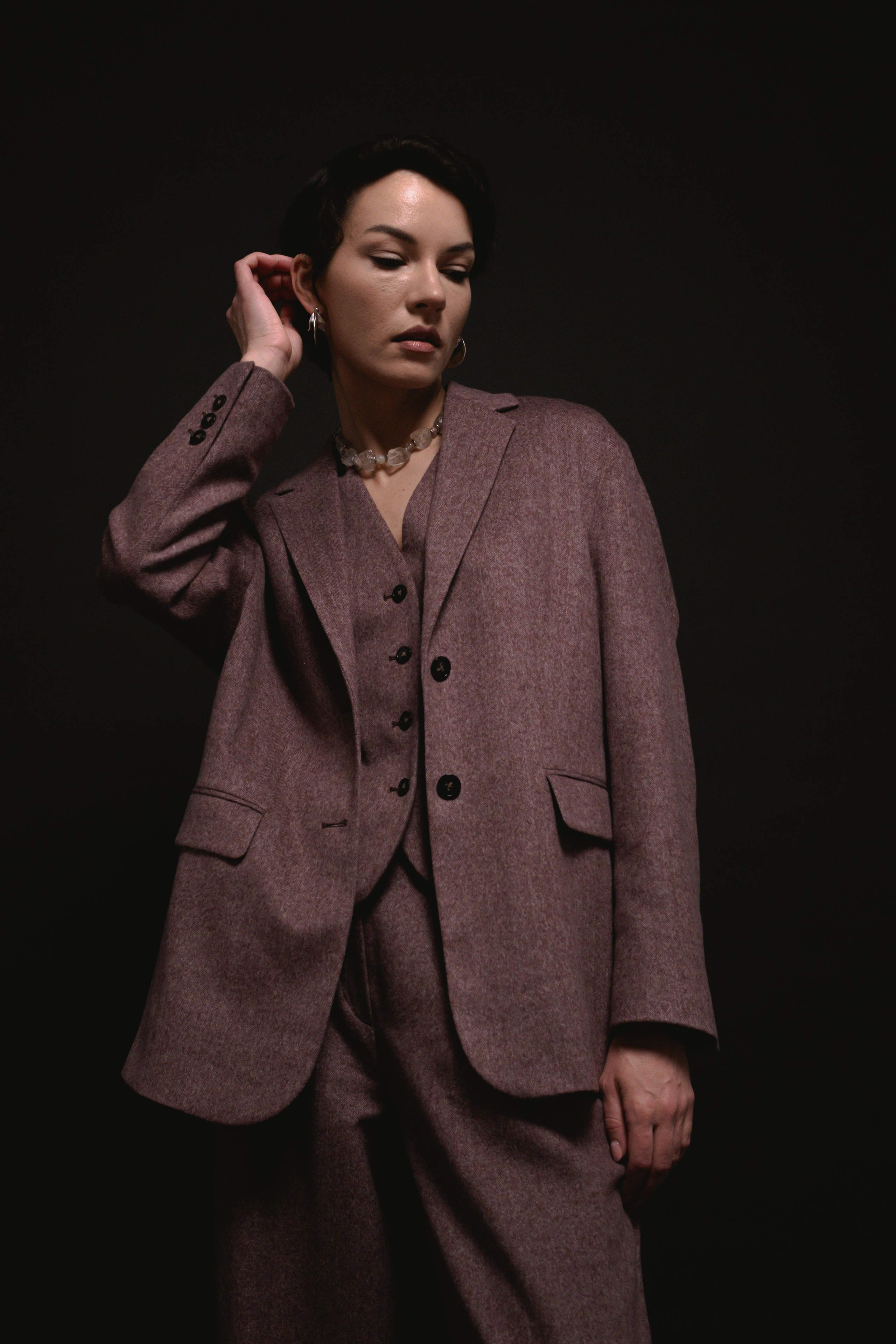 Женская студийная фотосессия