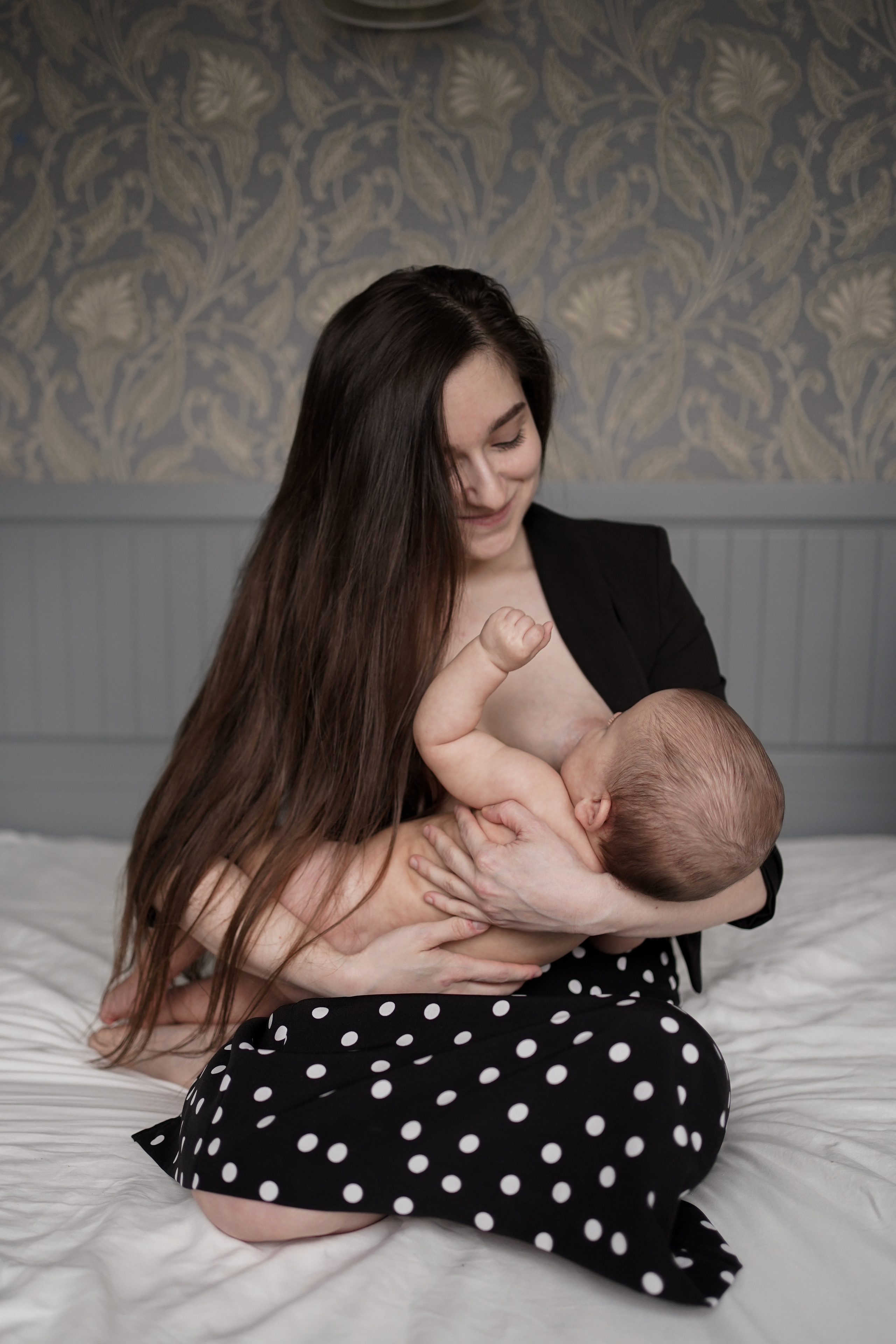 Тася и Тара. Фотограф грудного вскармливания в Москве Екатерина