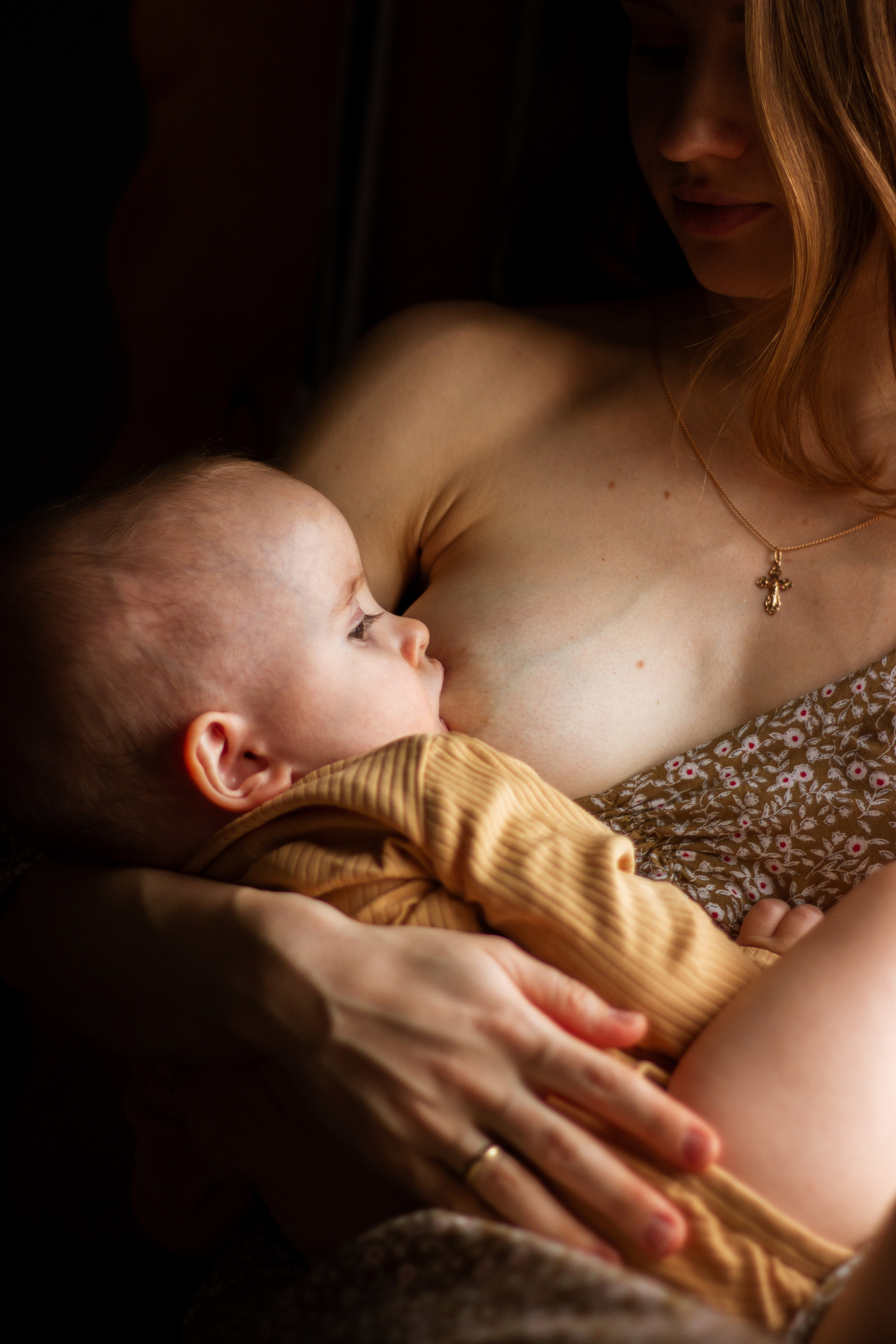 Екатерина, Андрей и Родион. Фотограф грудного вскармливания в Москве Екатерина