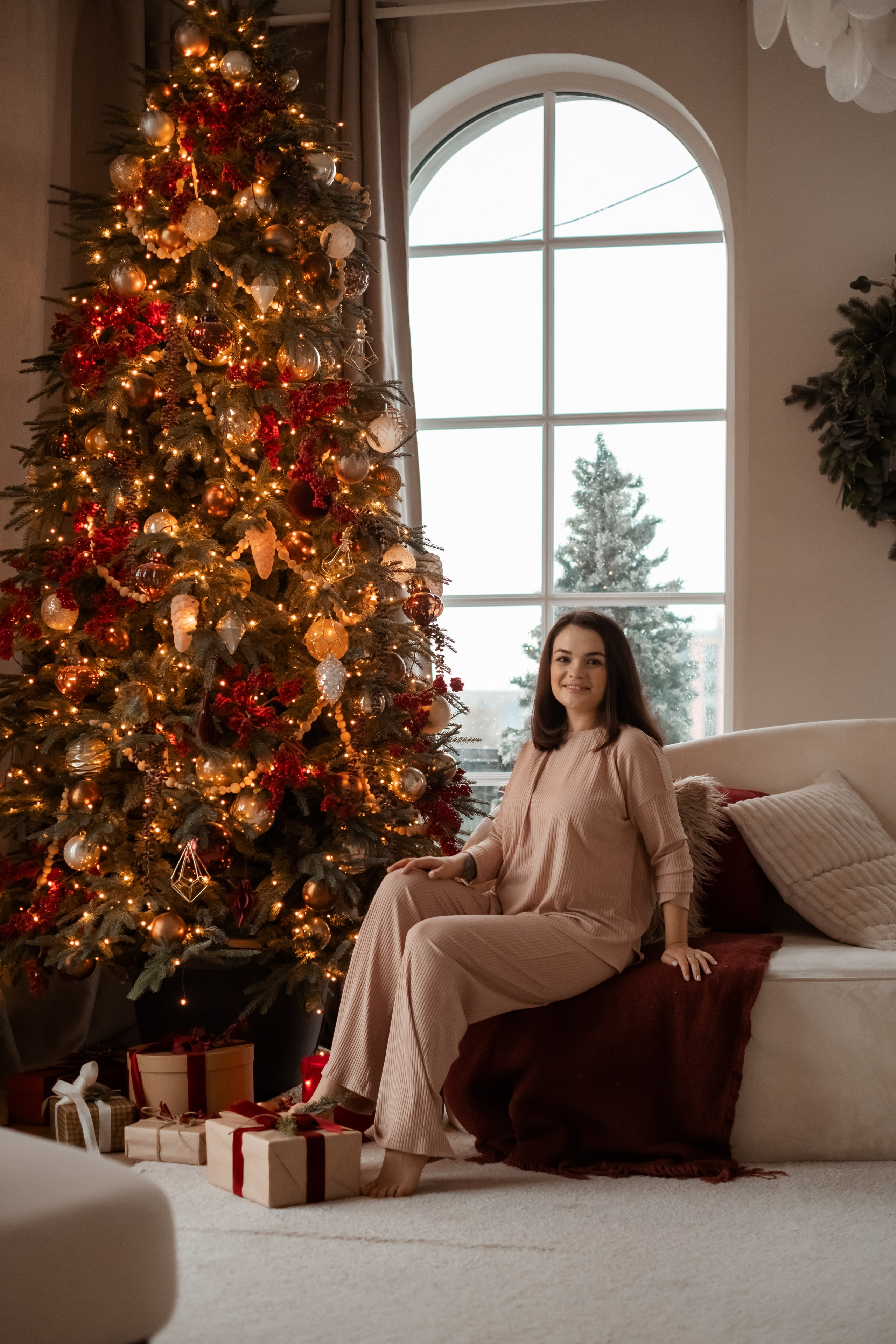 Семейная новогодняя фотосессия. Семейный и детский фотограф в Мелитополе /Наталья Зацеркляная