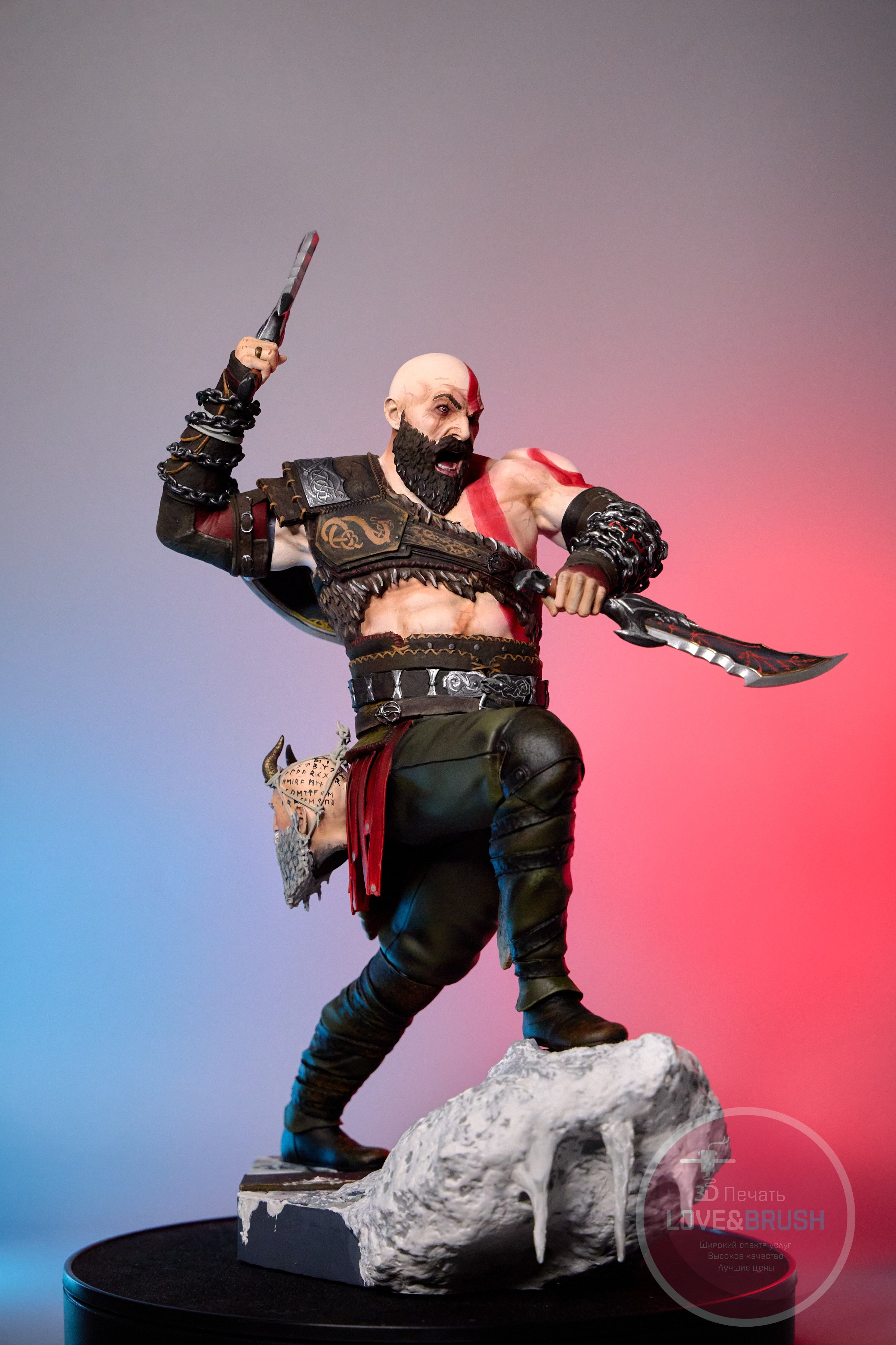 3D печать Love&Brush Kratos. ФОТОГРАФ ЭДУАРД КОЛТУНОВСКИЙ