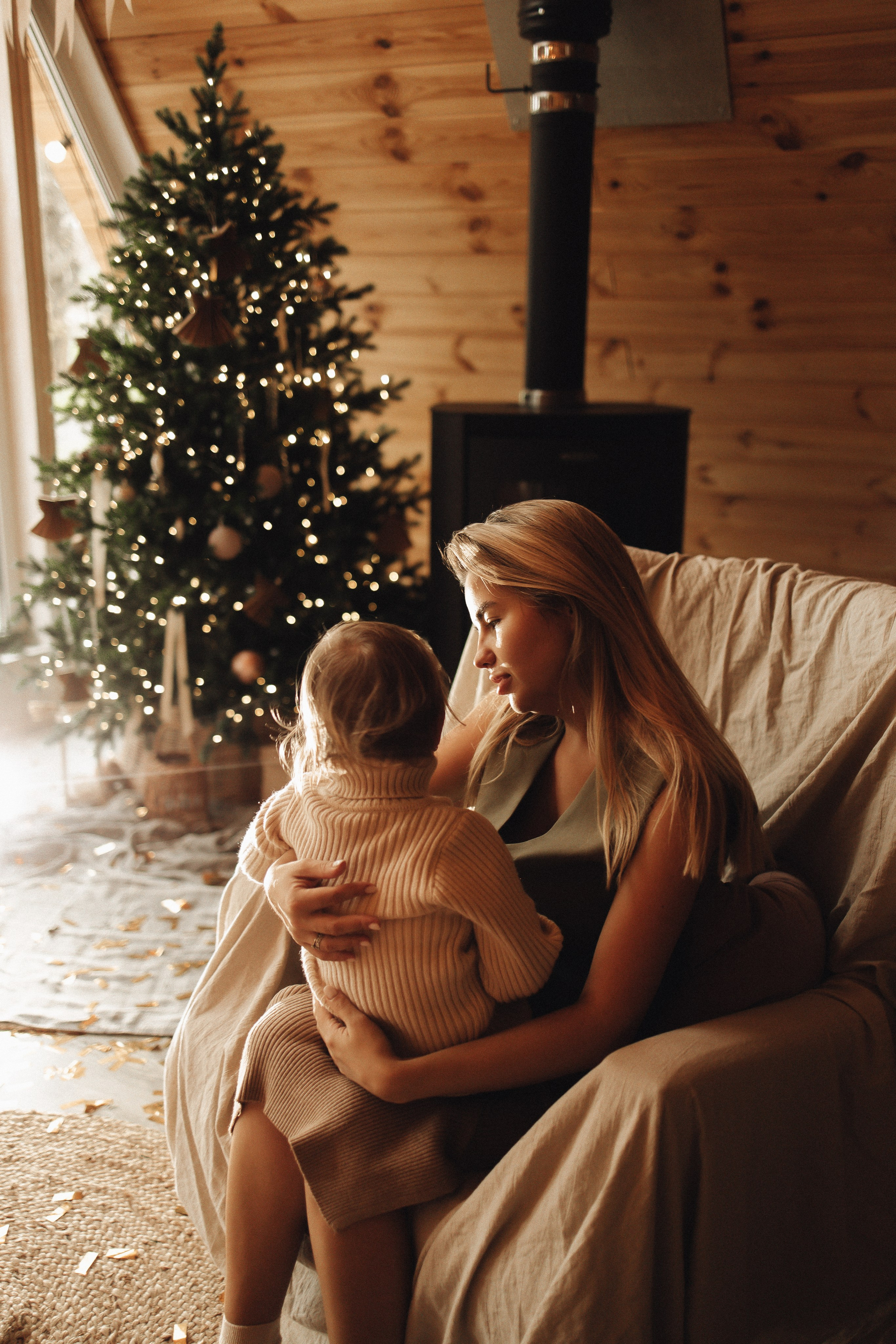 Новогодняя история в домике. Семейный и детский фотограф, таганрог, ростов-на-дону
