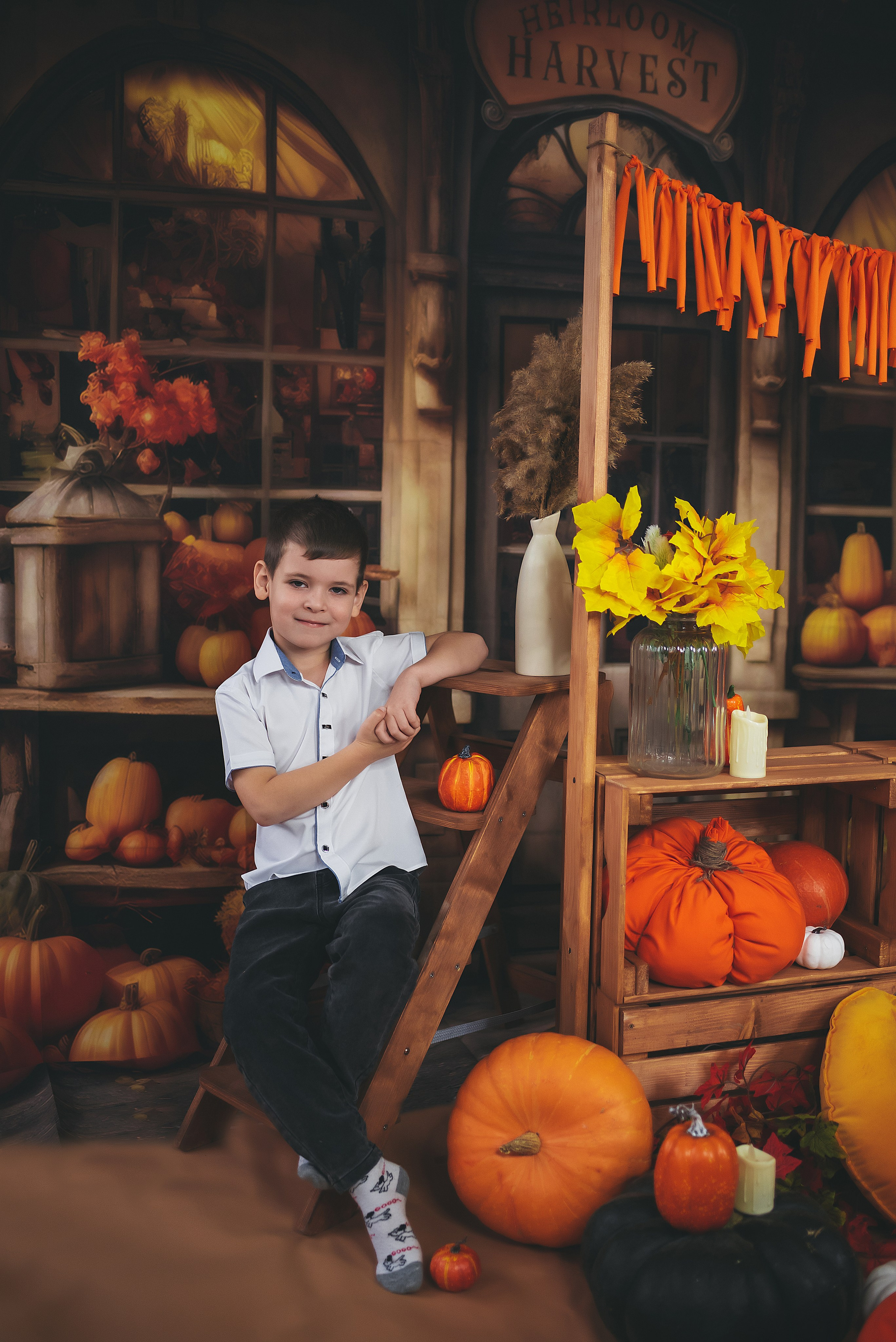 ПРОЕКТ осенний «Тыковки». Семейный и детский фотограф в Тейково