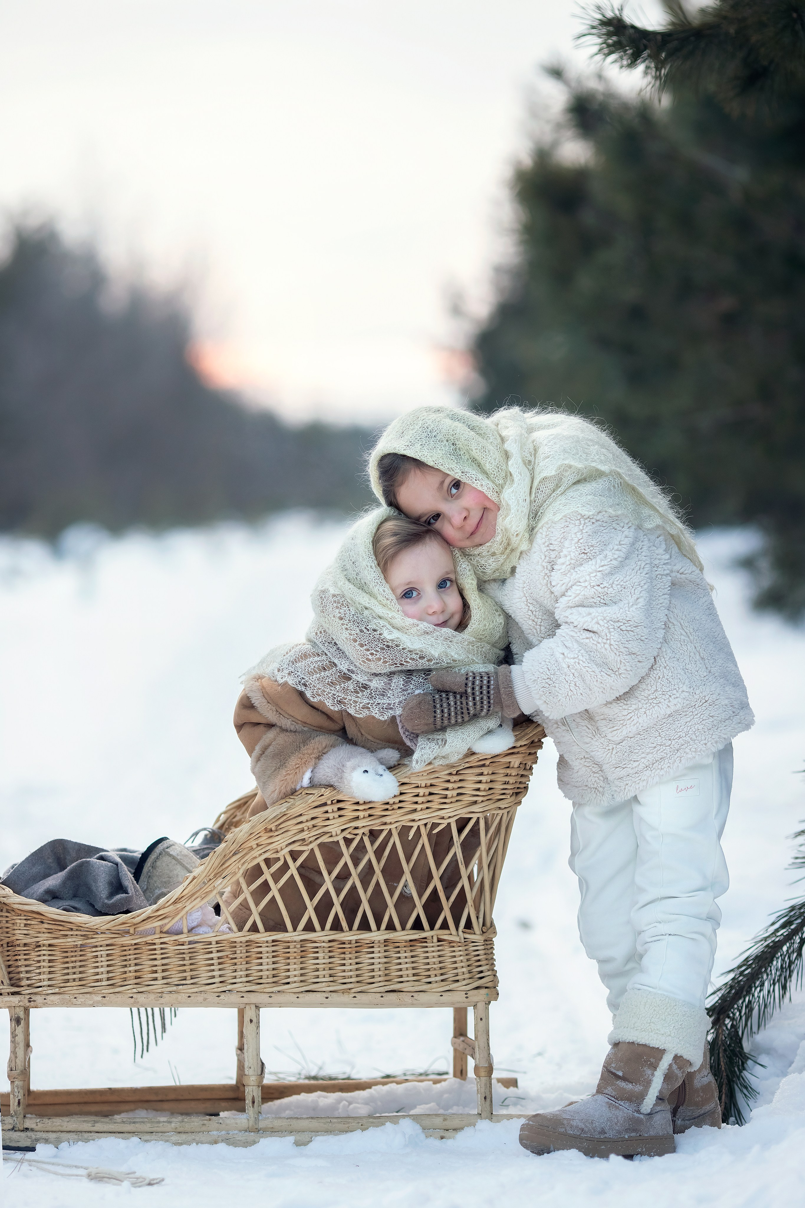Воркшоп «В зимнем лесу». Семейный и детский фотограф в Саратове Полина Коткина