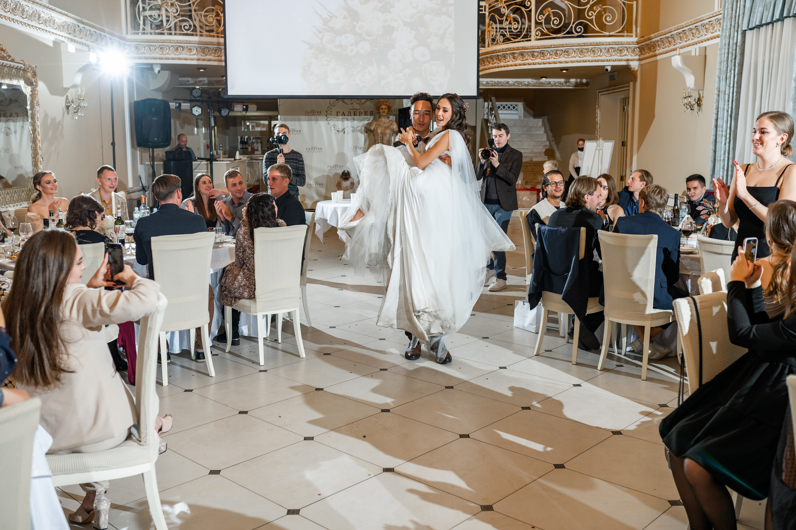 Свадьба ресторанный комплекс MorozovHall. Свадебный фотограф Москва Юрий Кульман