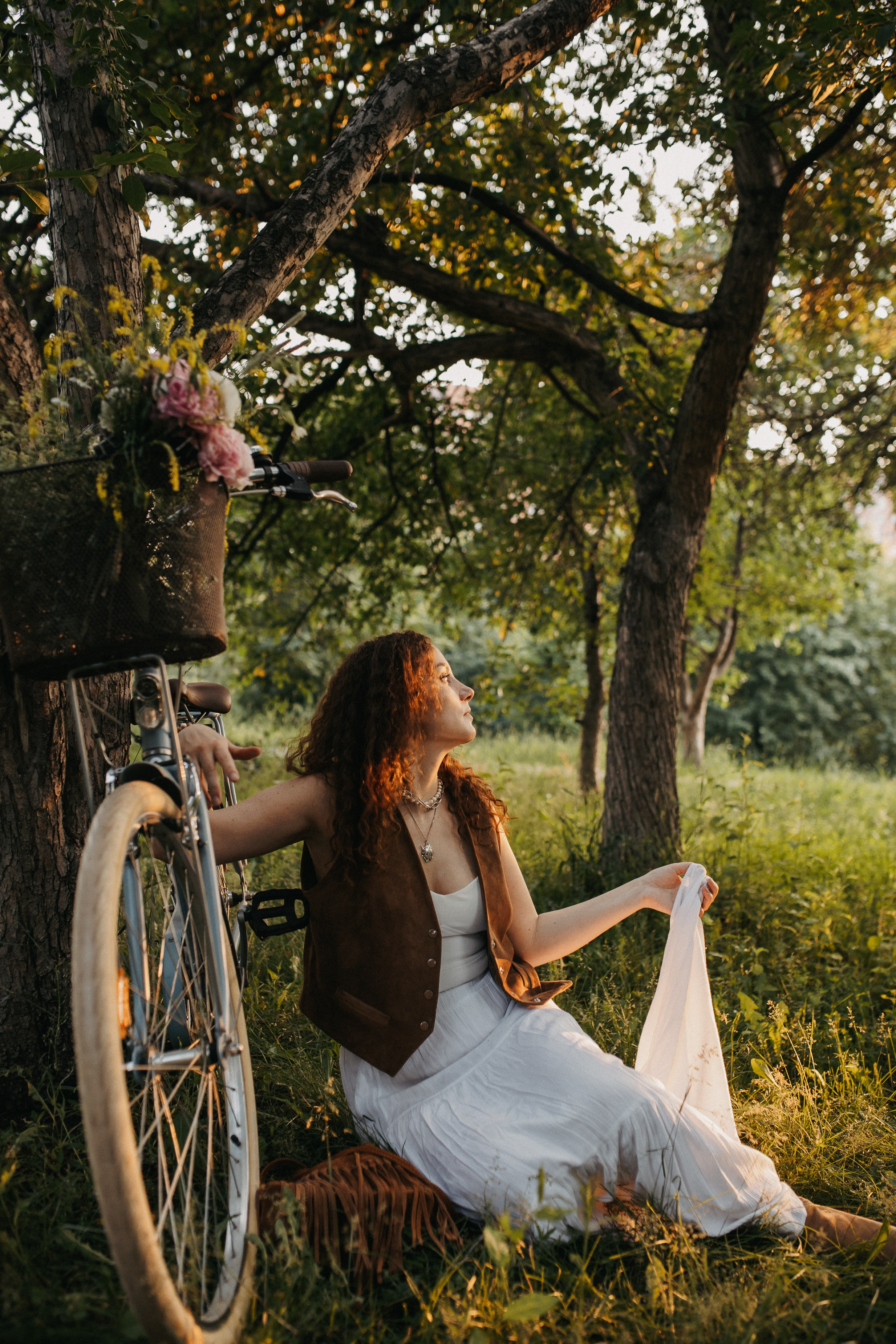 Света с велом. Семейный фотограф Трусова Евгения в Екатеринбурге