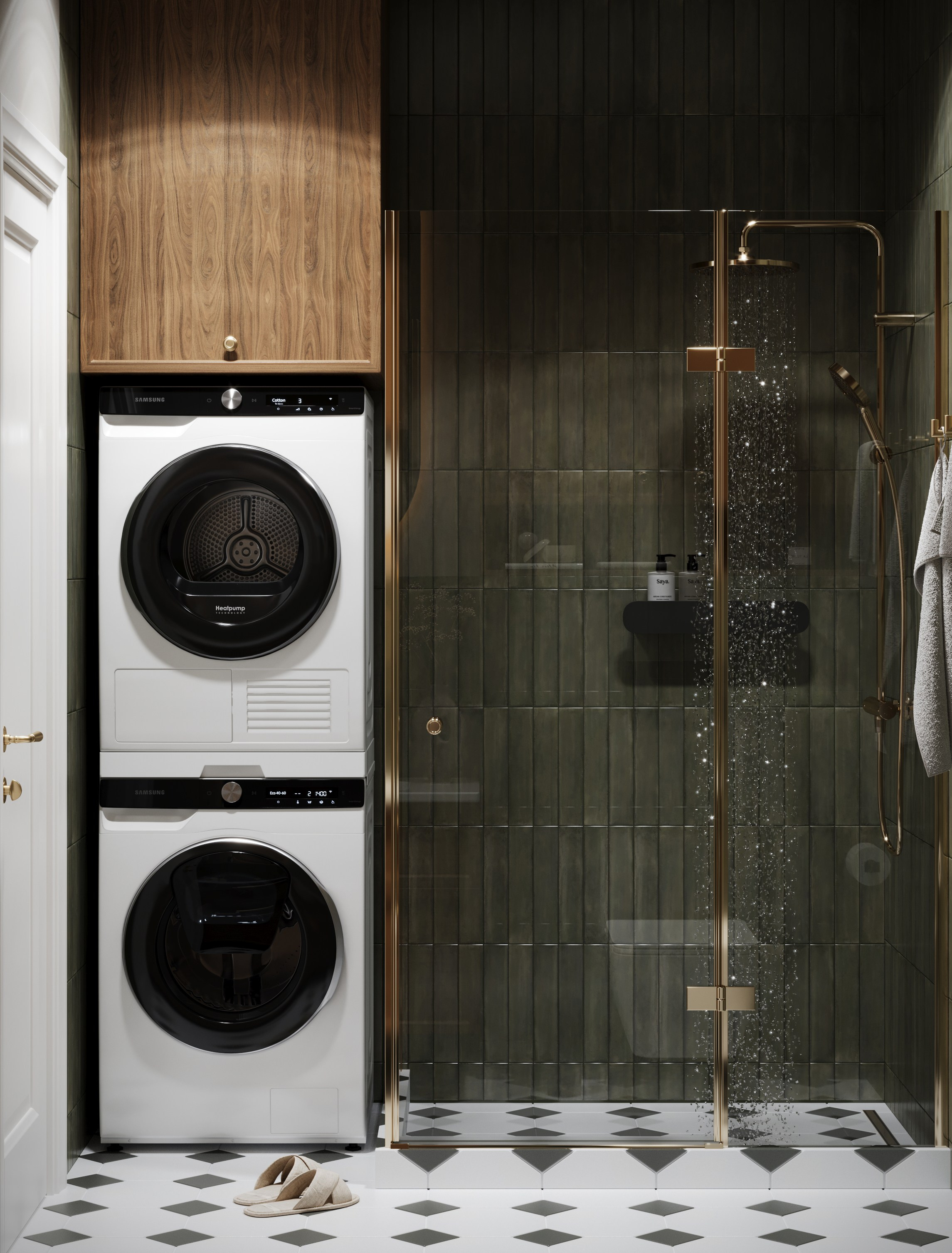 3Д визуализация квартиры ЖК Достижение 24 m². Заказать 3Д визуализацию интерьеров — Дарья Веденёва