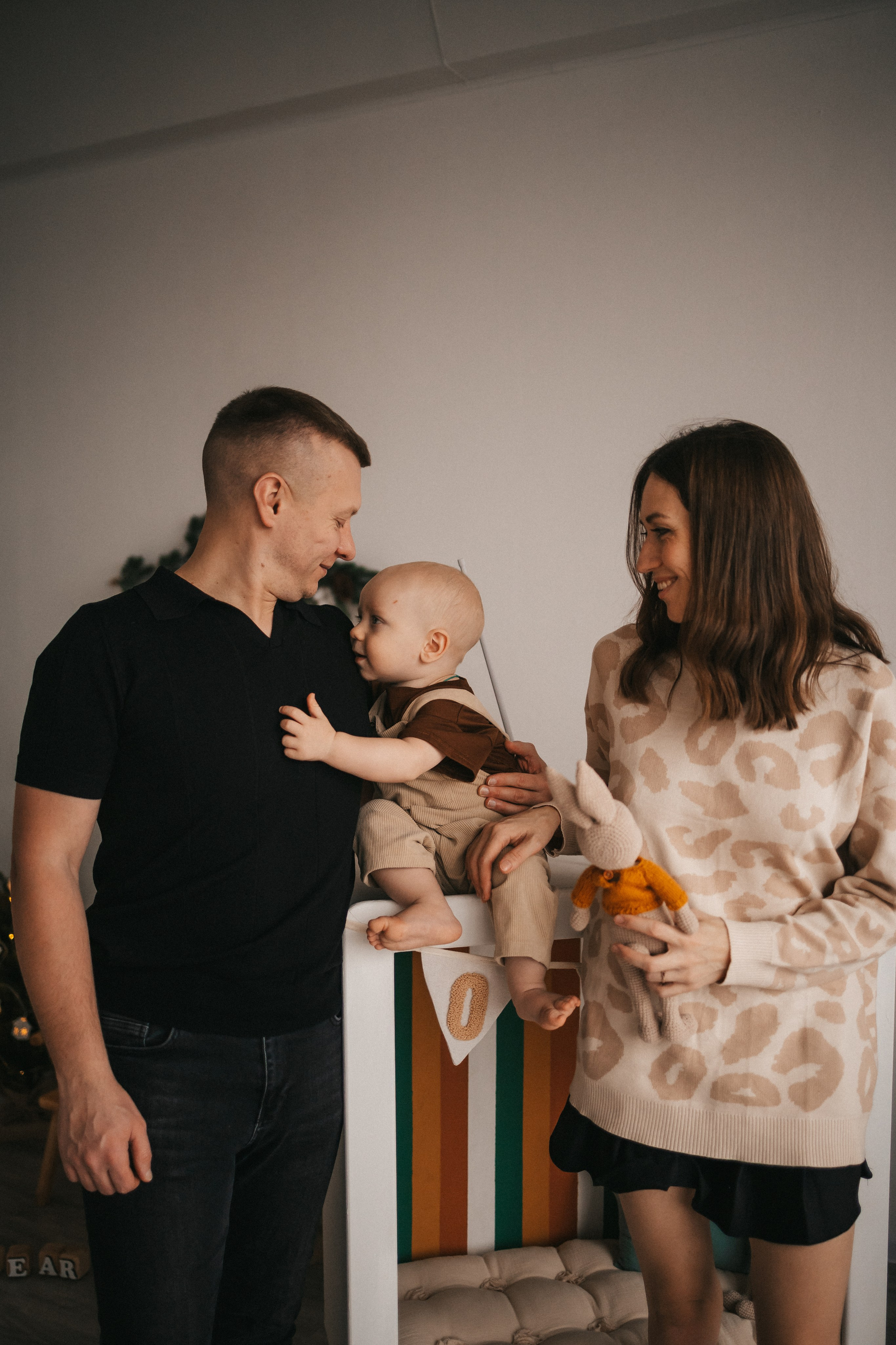 Саше 1 годик в новогодних локациях. Фотограф Нижний Новгород