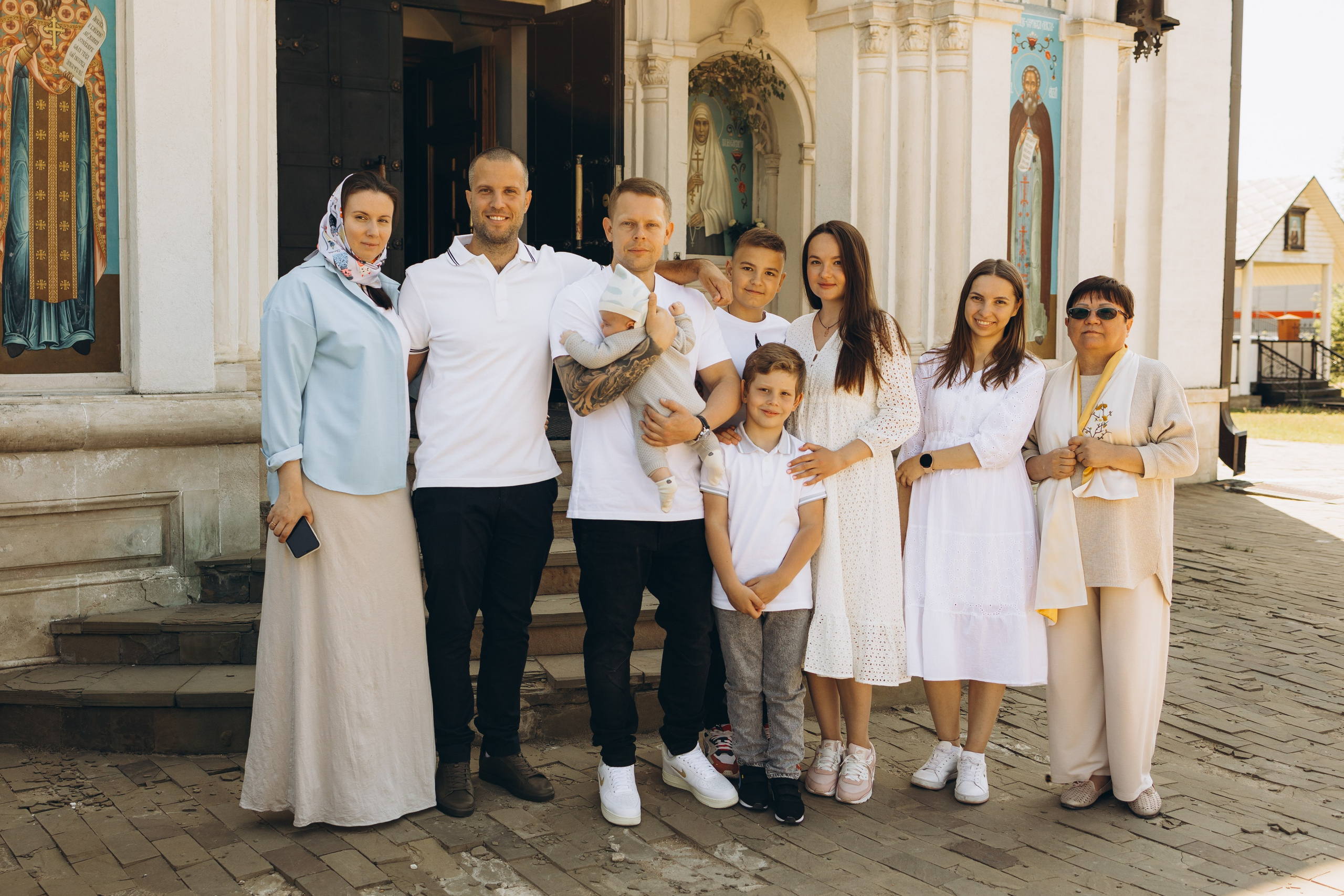 Крещение Егора. Семейный фотограф в Москве Виктория Ястребинская