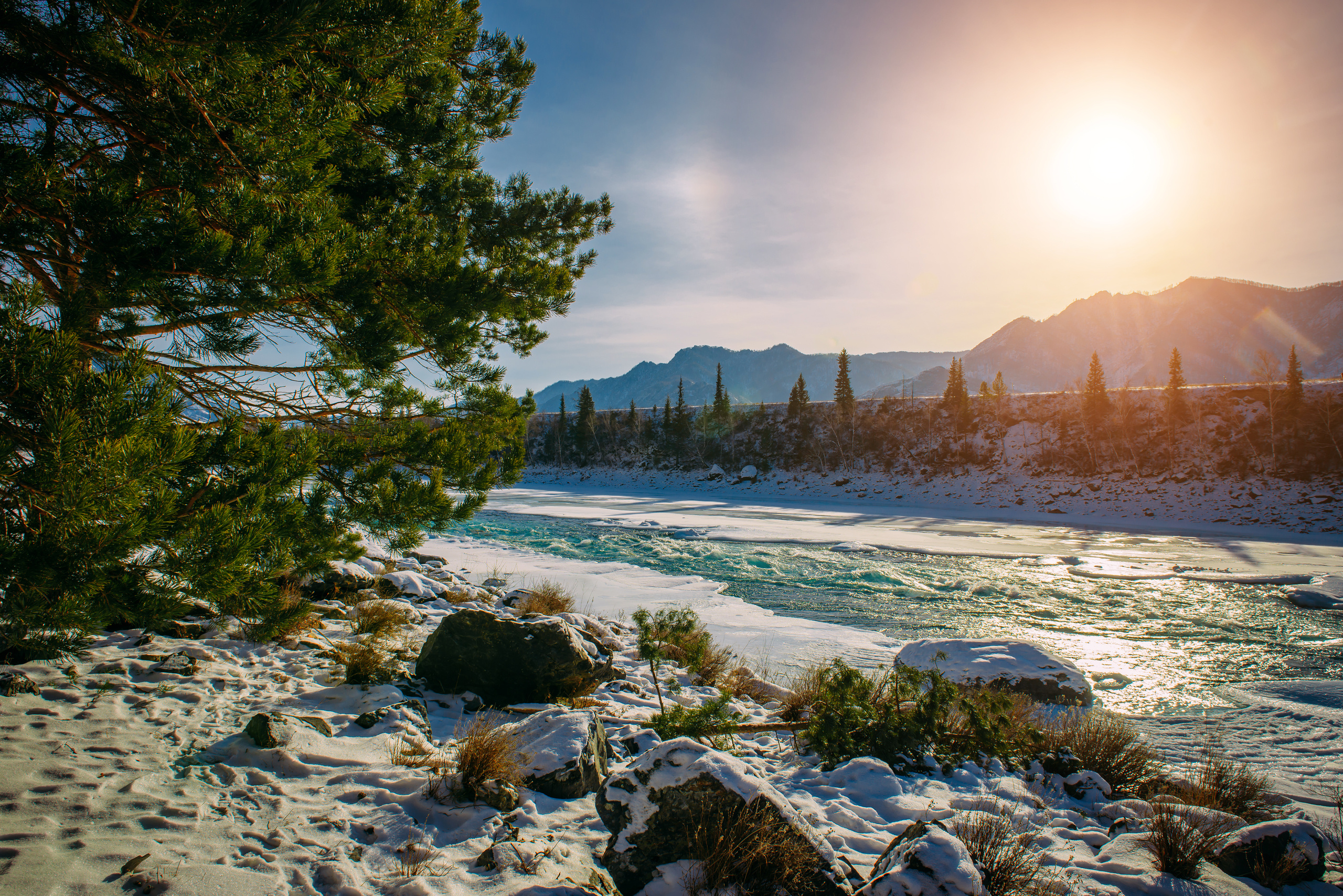 Алтай зимой | Altai in winter. Свадебный и семейный фотограф в Новосибирске Александр Счастный
