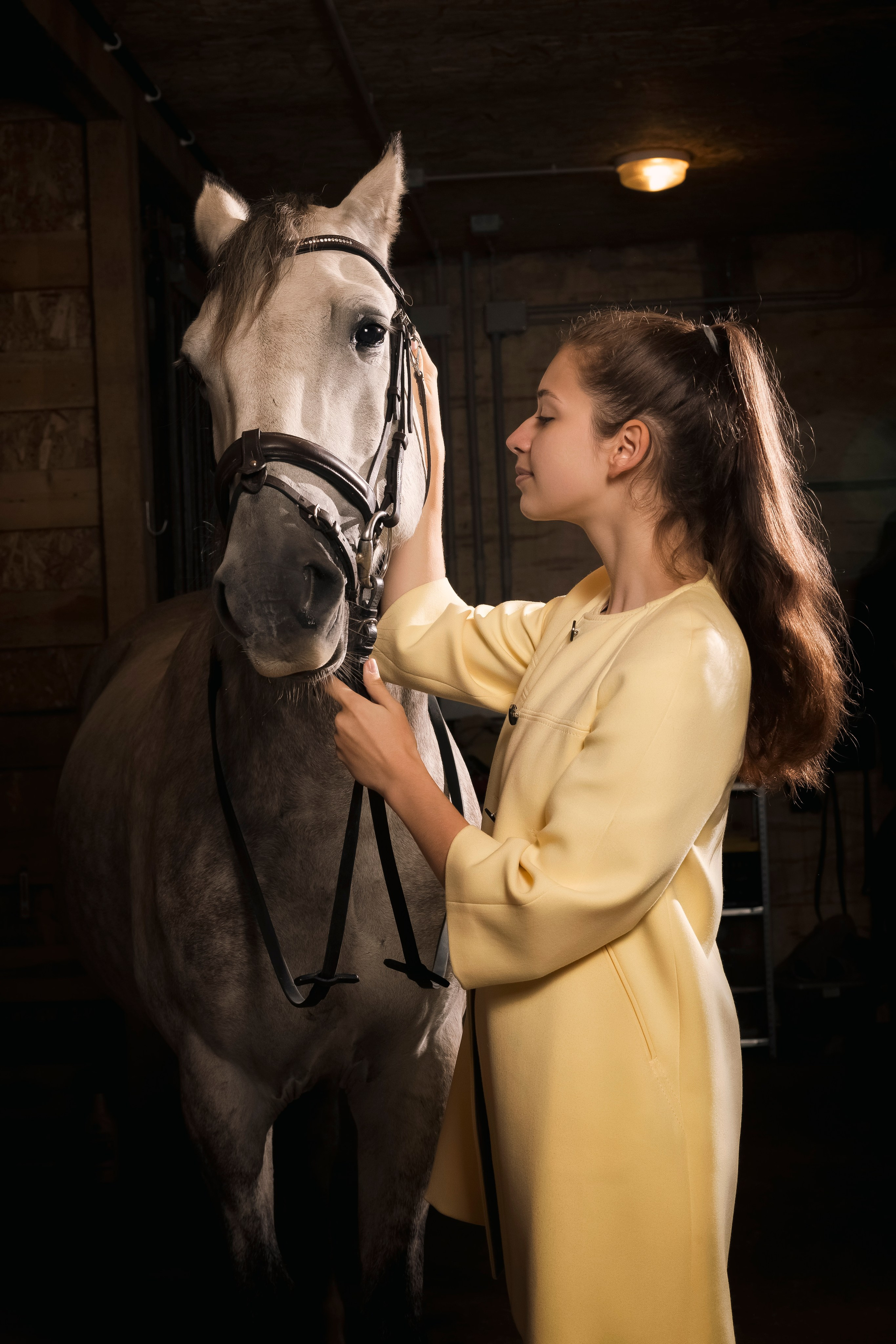 Лиза, фотосессия с лошадьми. Фотограф в Туле — Борисов Николай