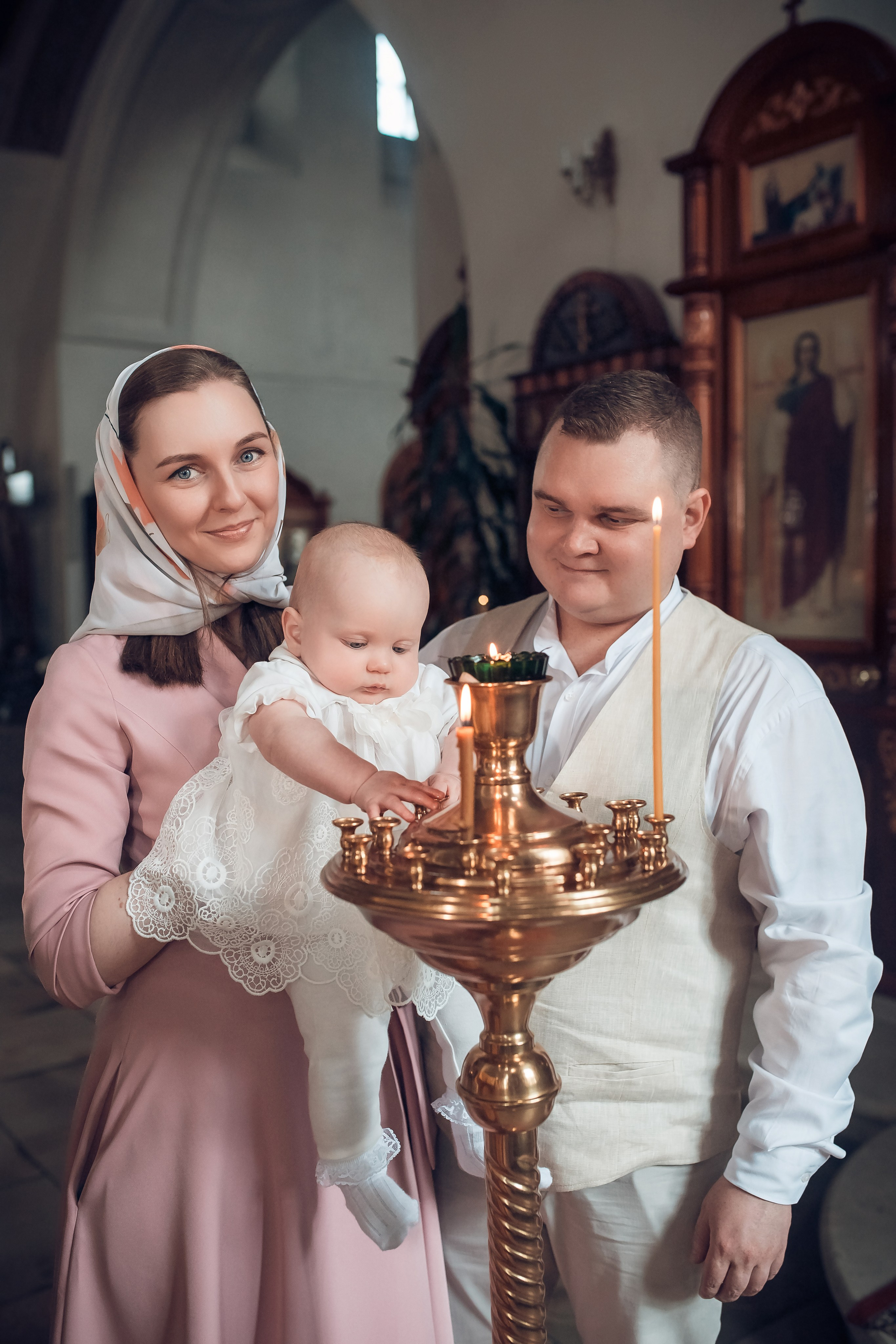 Стоимость таинства крещения. Семейный и детский фотограф в Москве в ЮАО Царицыно Алёна Асташкина