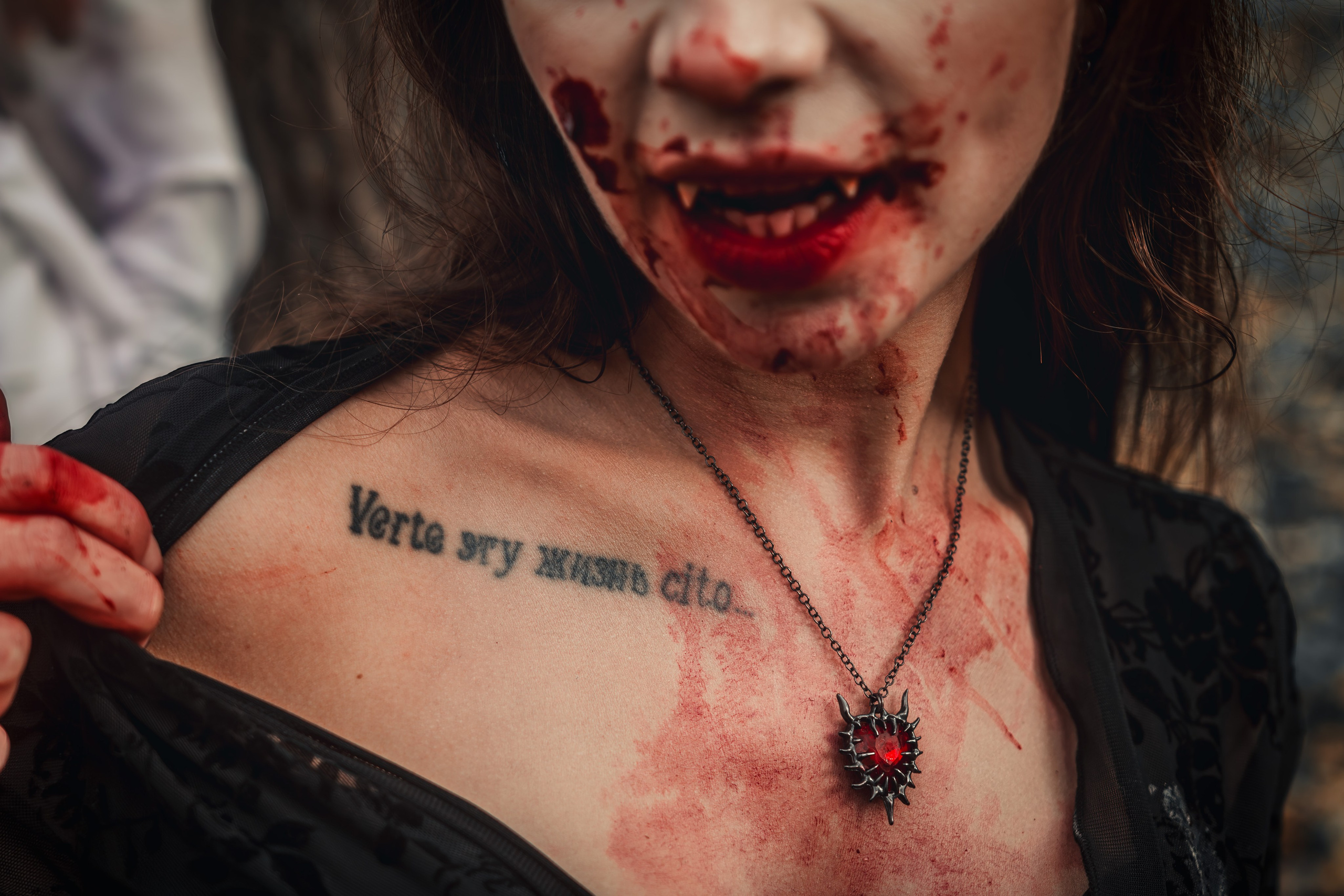 Фотосессия Вампиры в лесу