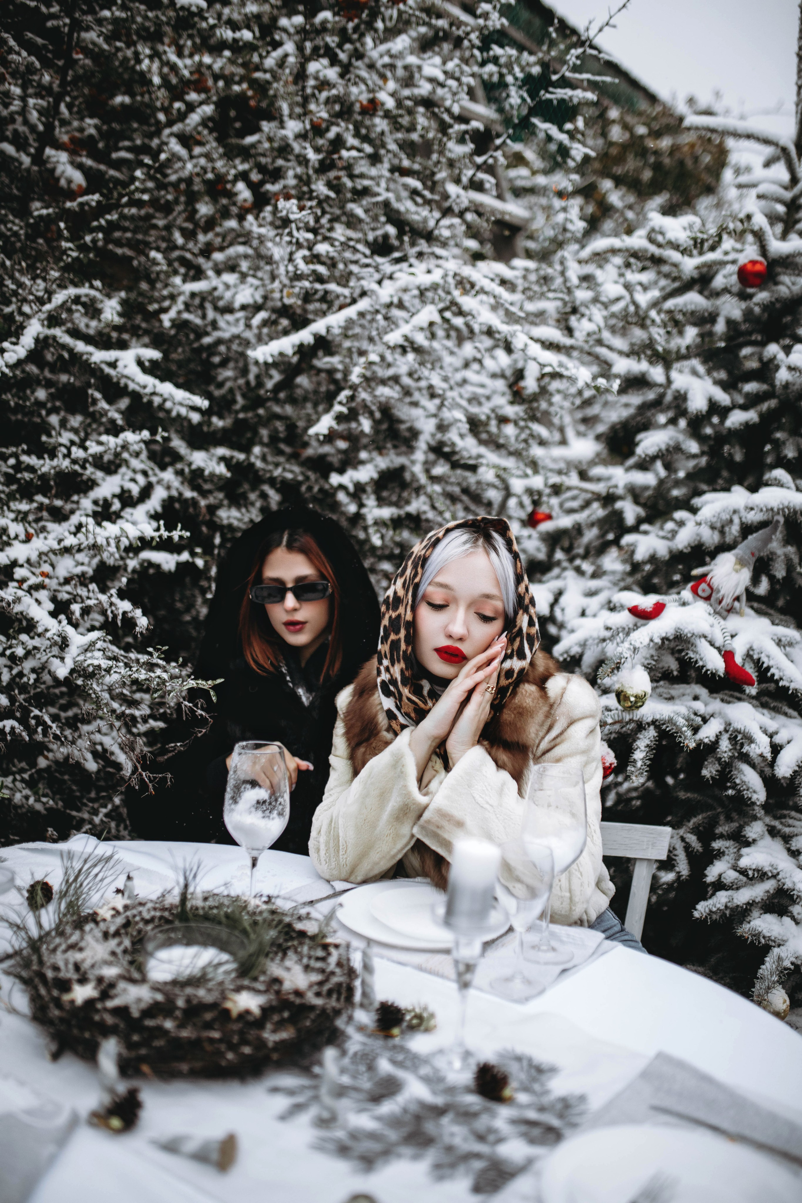 Новый год — девушки в шубах. Фотограф в Ставрополе Алина Клочкова