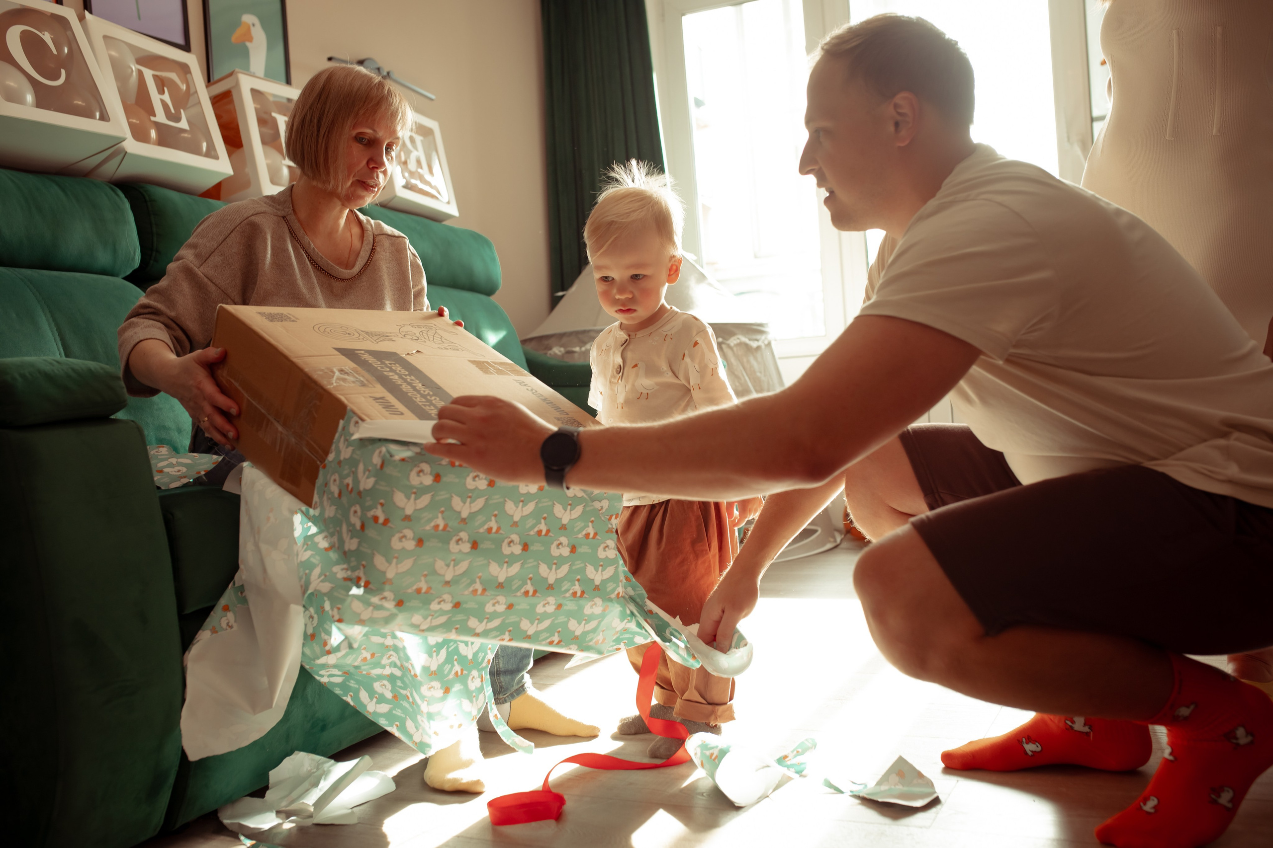 День рождение Арсения+домашняя съемка. Семейный и детский фотограф в Москве Дорогова Екатерина