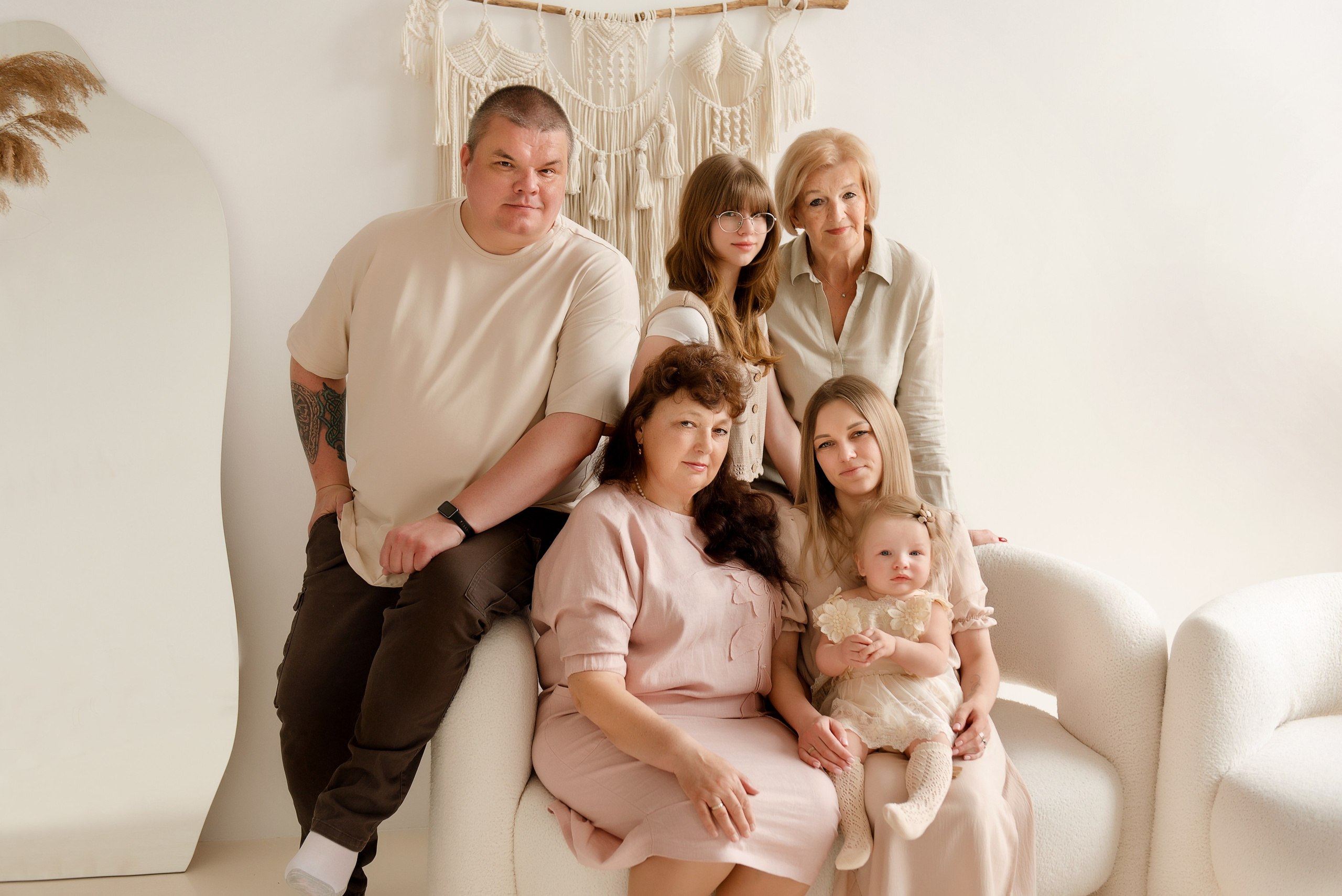 Семейная фотосессия 1 год в Москве. Детский фотограф в Долгопрудном и Москве