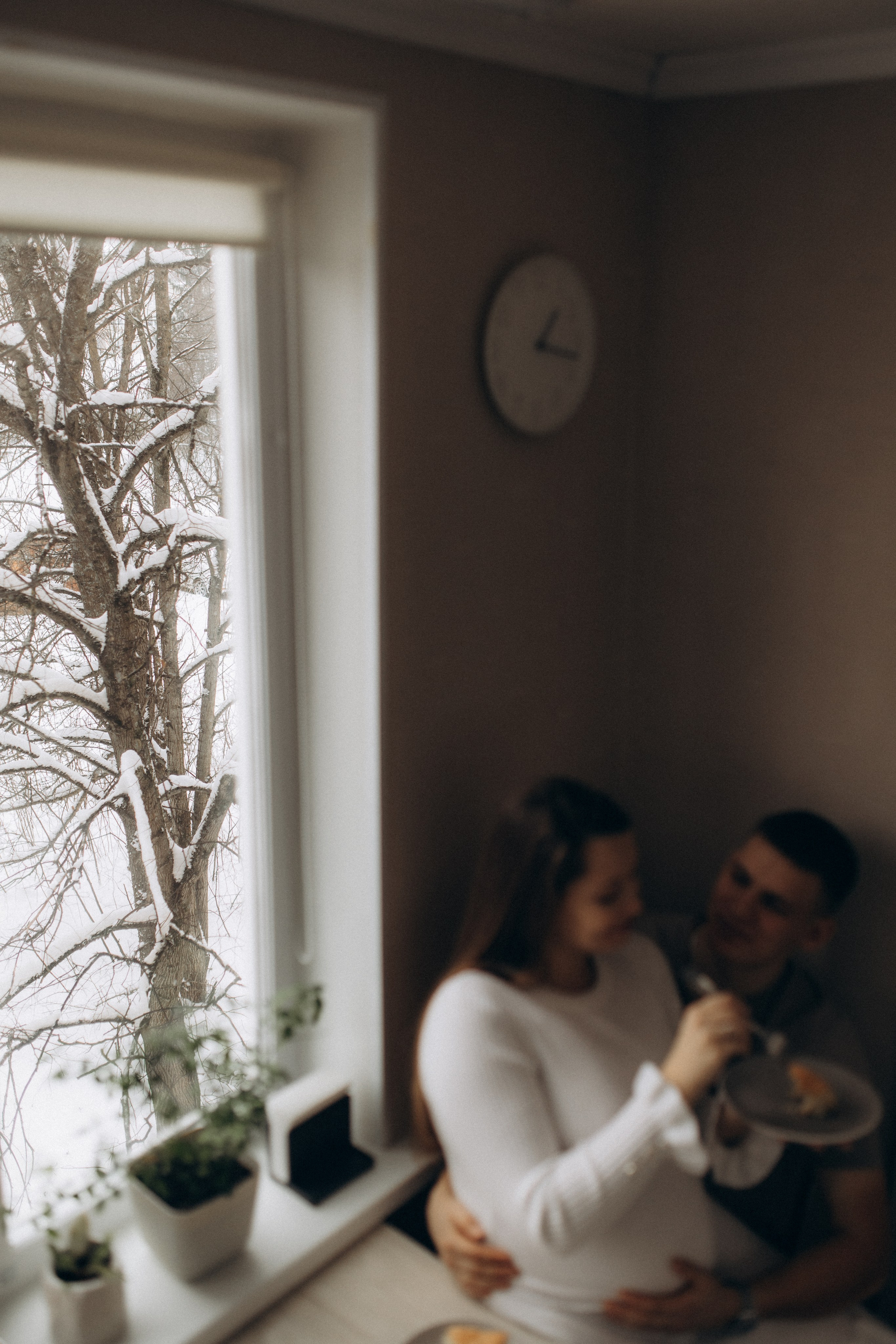 Беременная домашняя съемка Вика и Влад. Семейный фотограф в Москве и Люберцах Юлия Гуськова