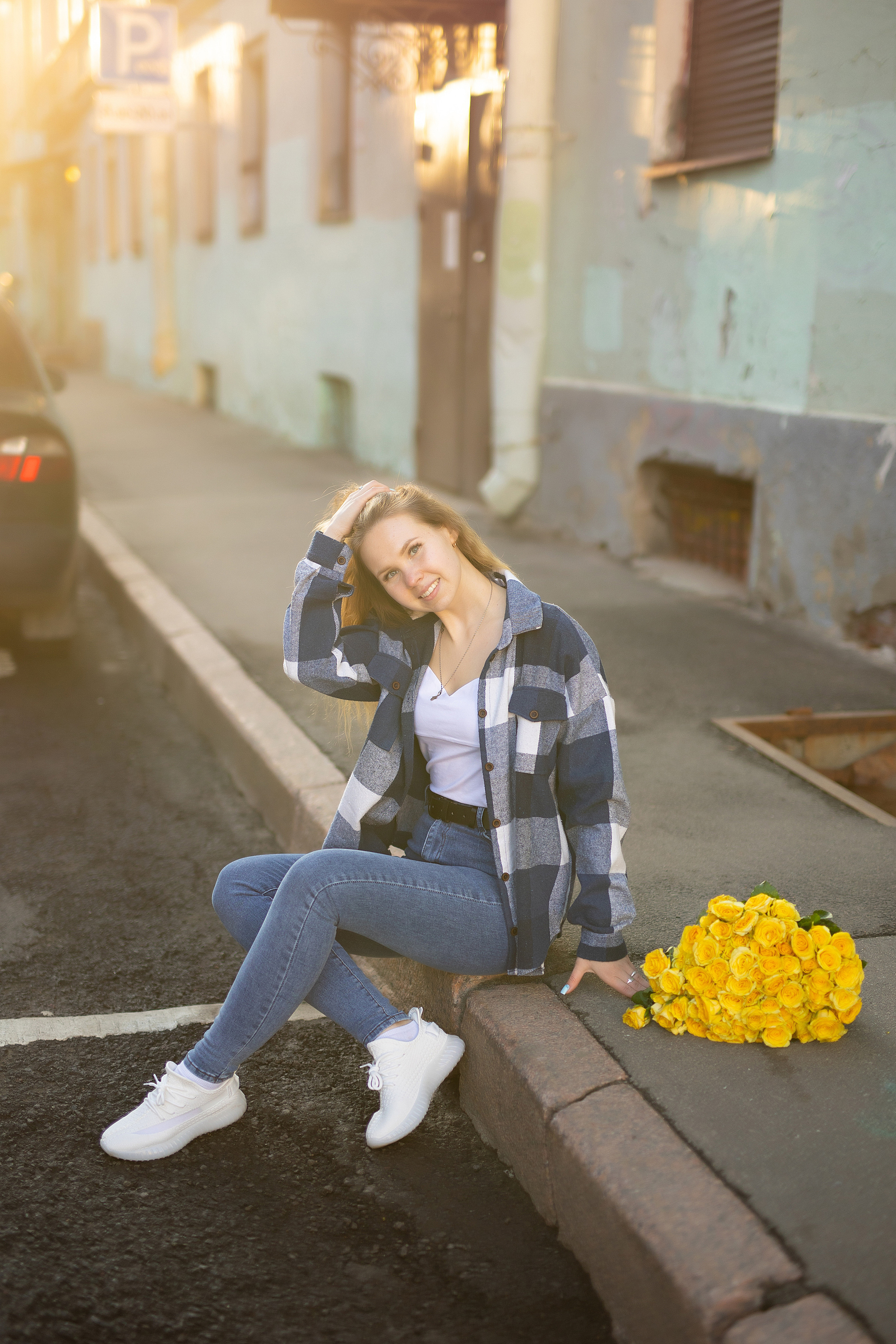 Фотосессия в Питере на закате